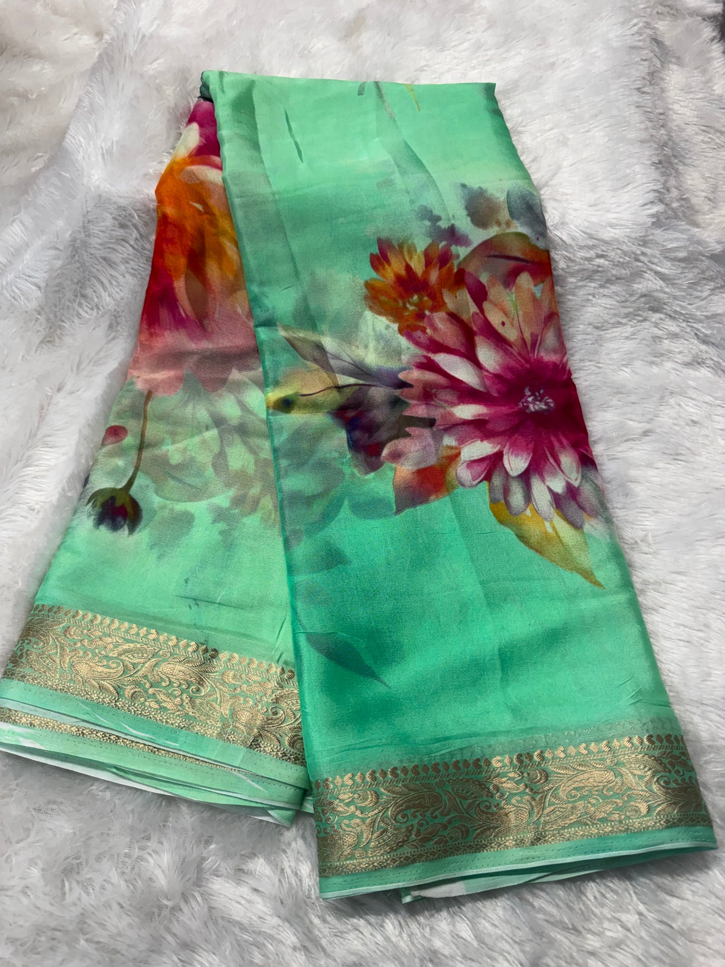 Chinnon digital print saree-SR1209J