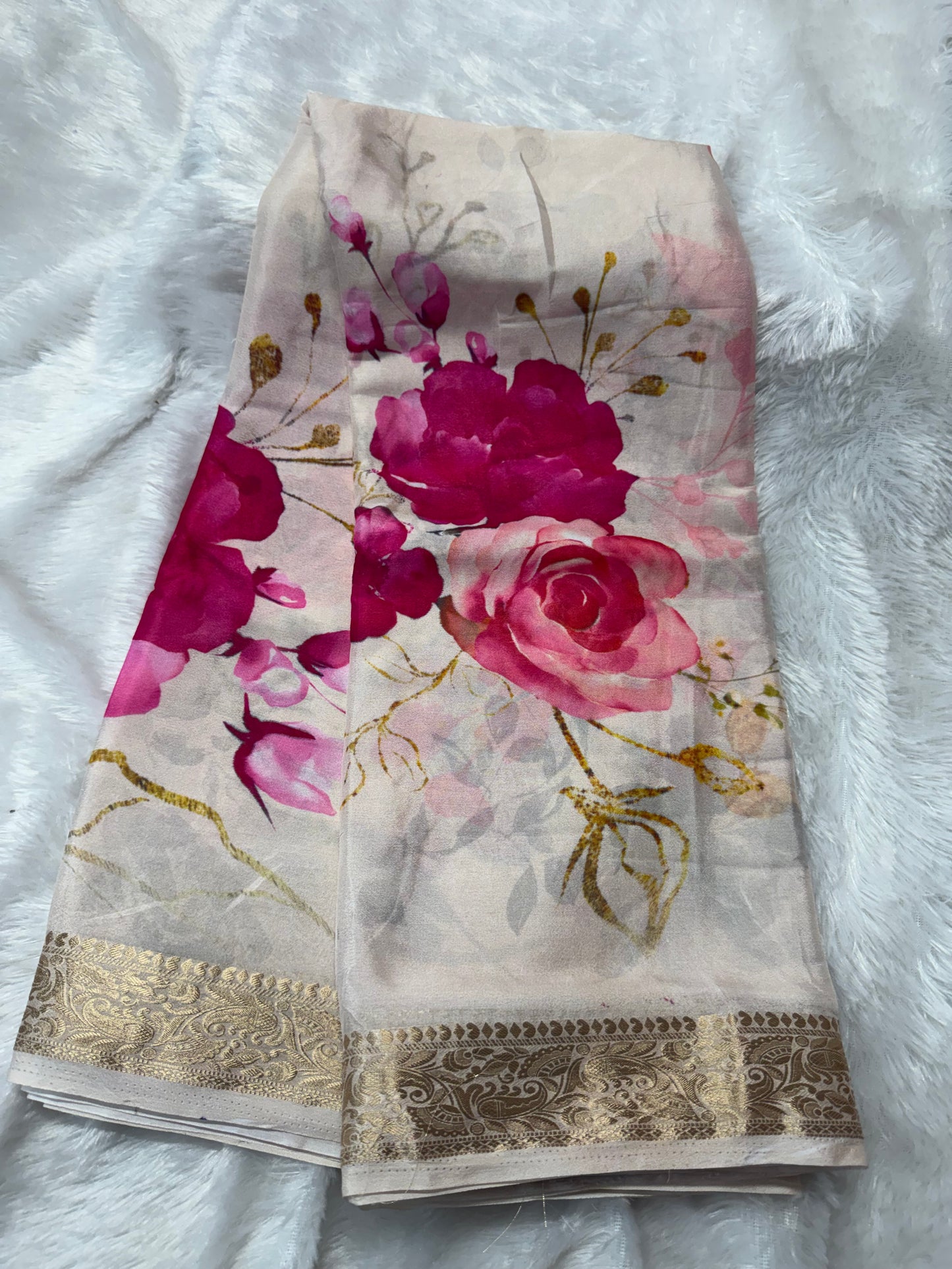 Chinnon digital print saree-SR1209T