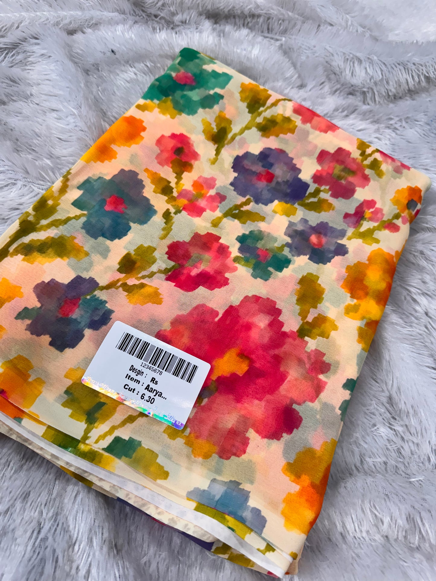 Georget digital print sarees-SR1272E