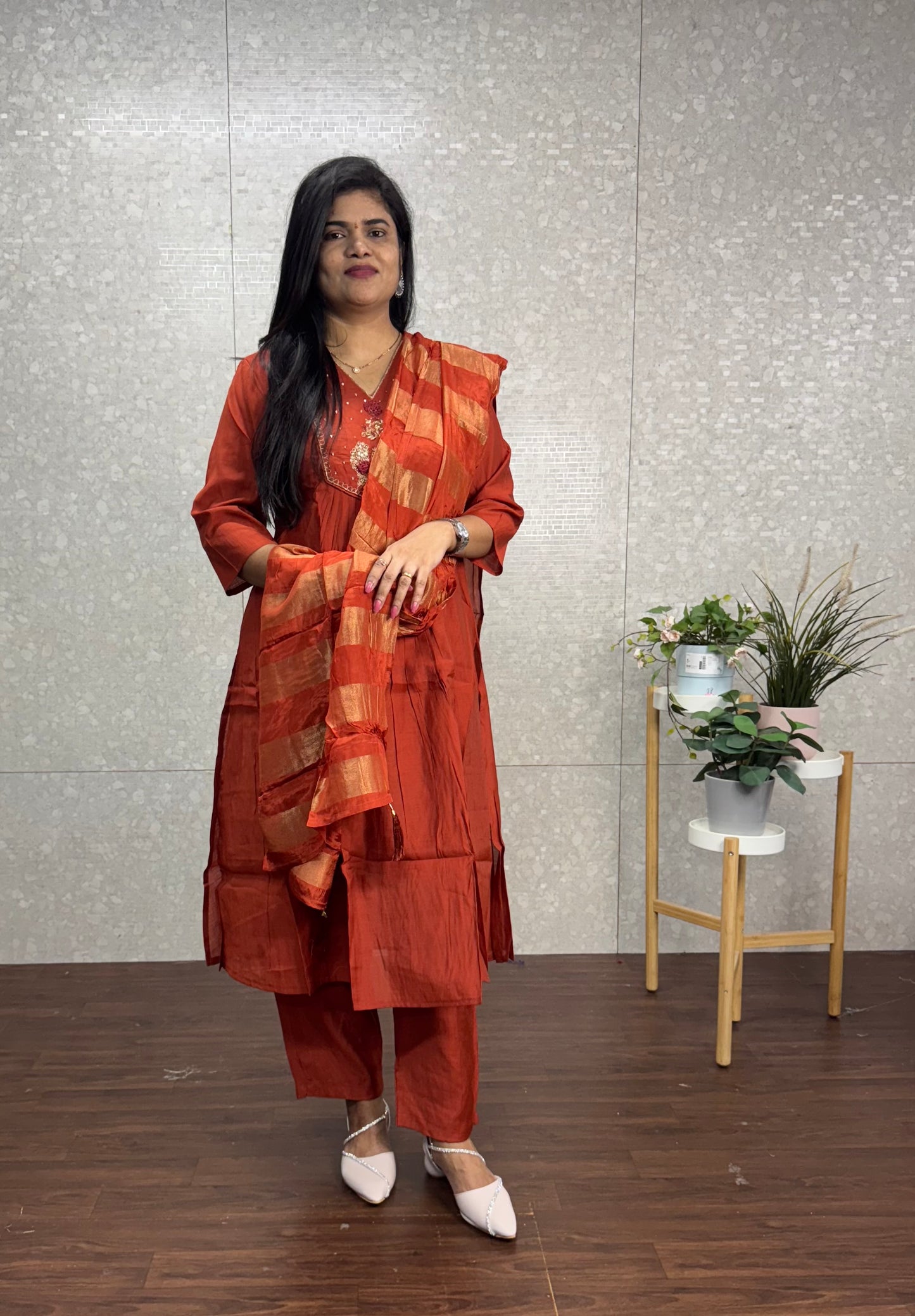 Pure mulchanderi suits-SRM001