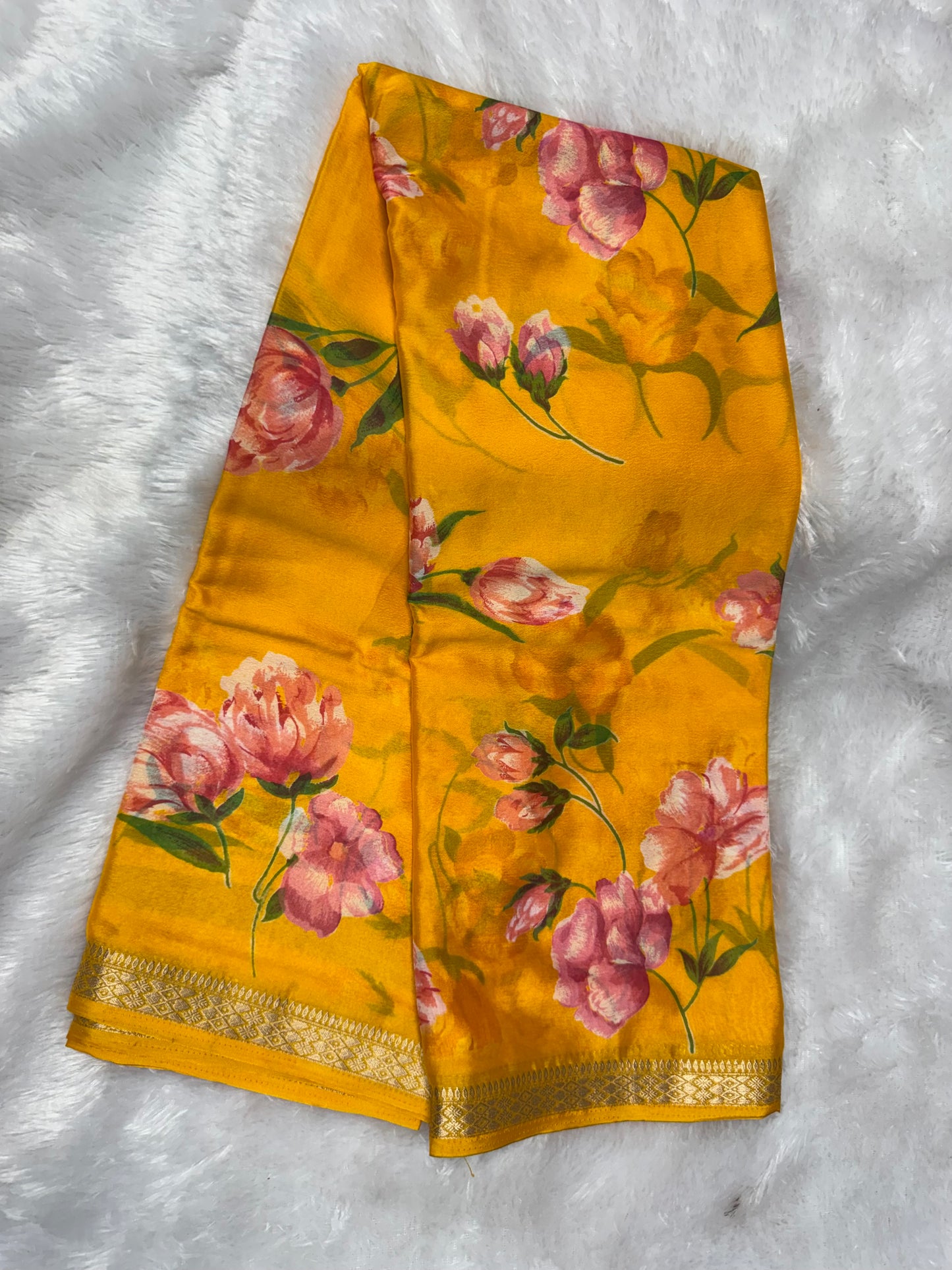 Chinnon digital print saree-Sr1210J