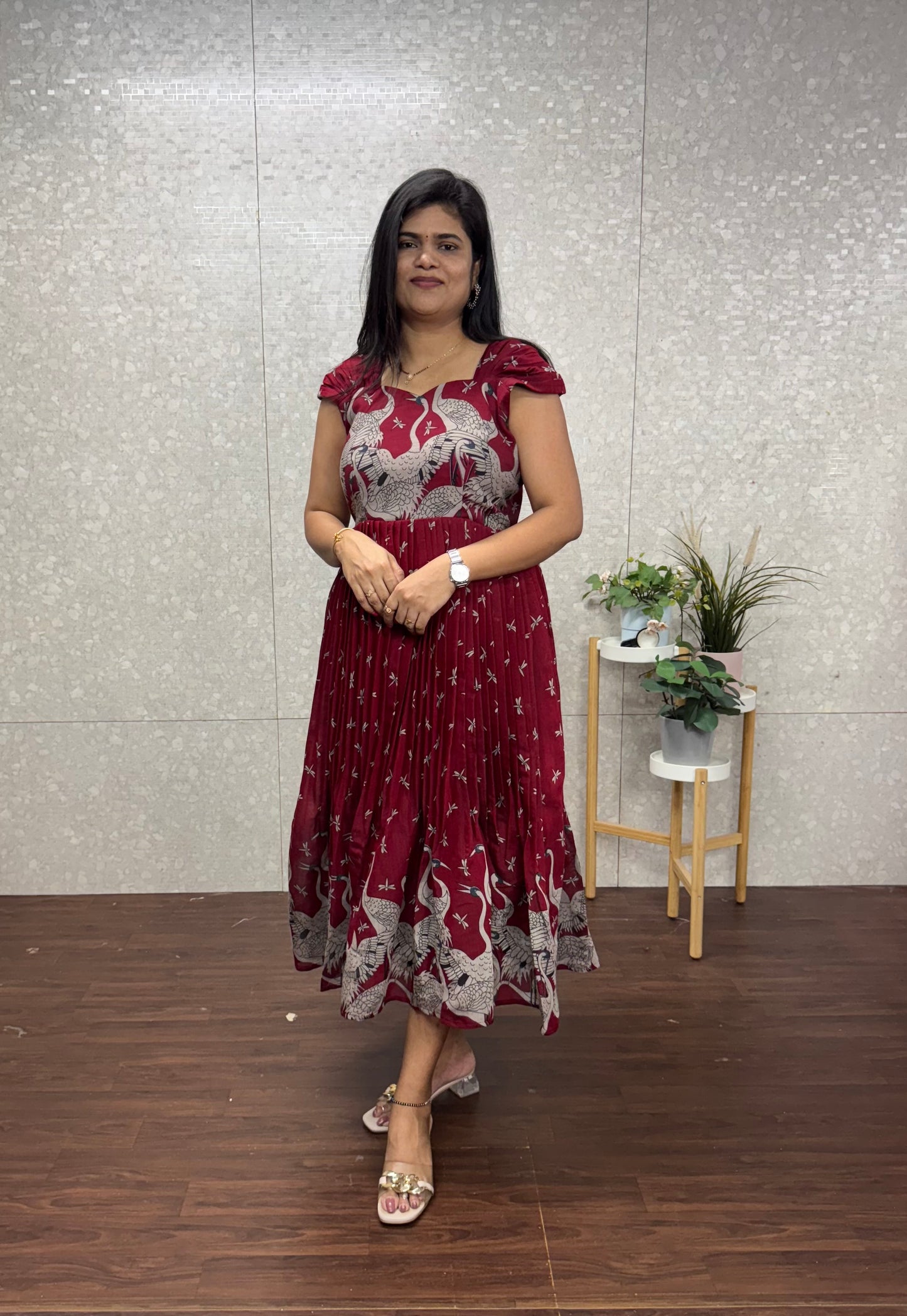 Chanderi frocks-SRF2020A