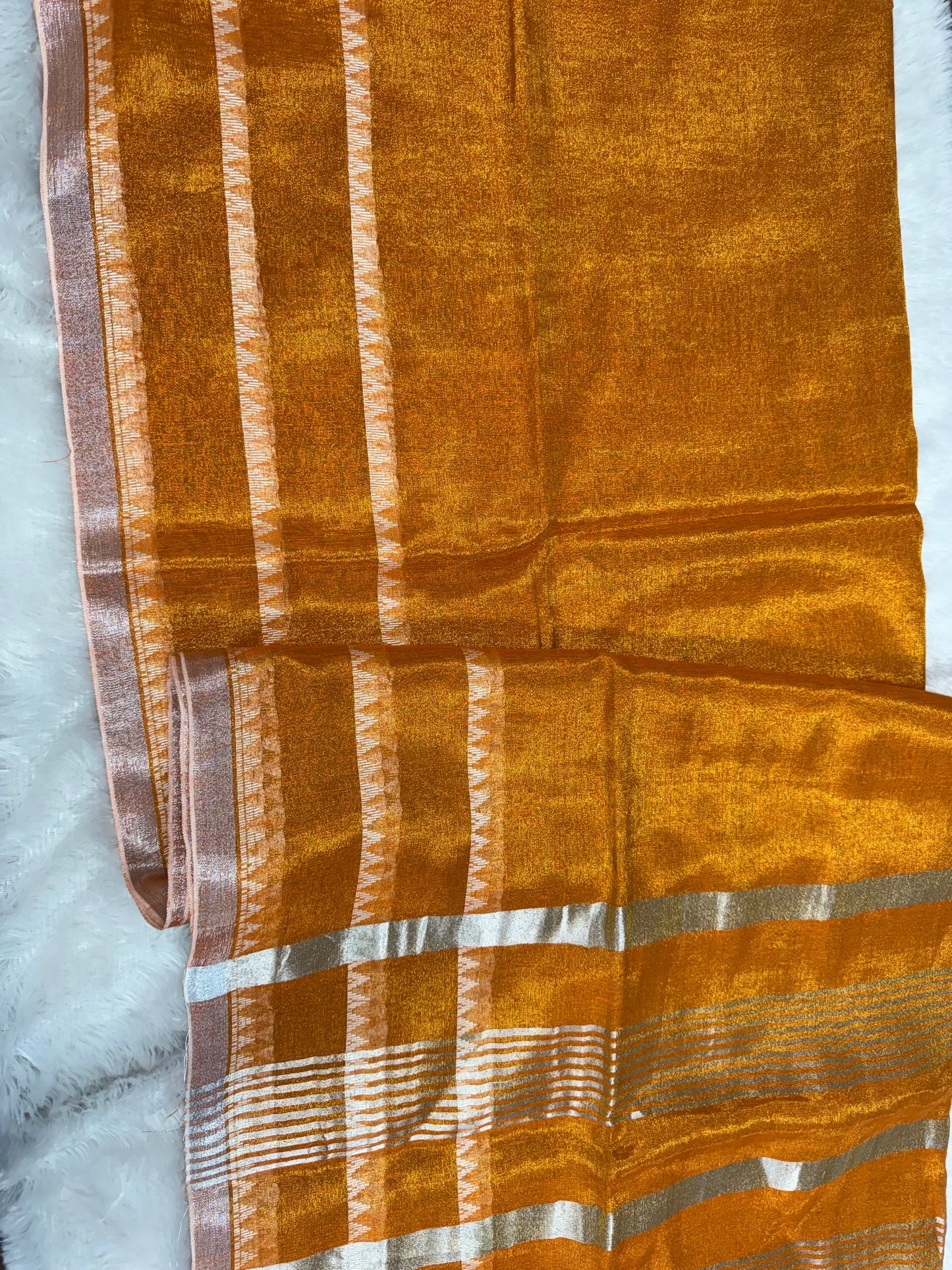 Linen tissue saree-SR1205B