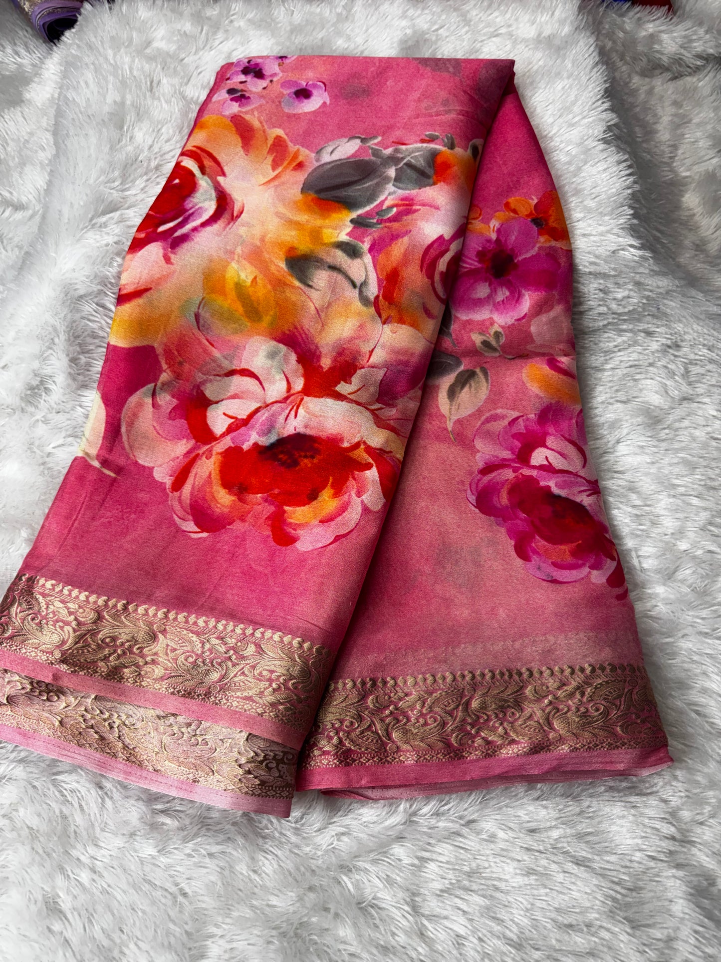 Chinnon digital print saree-SR1232H