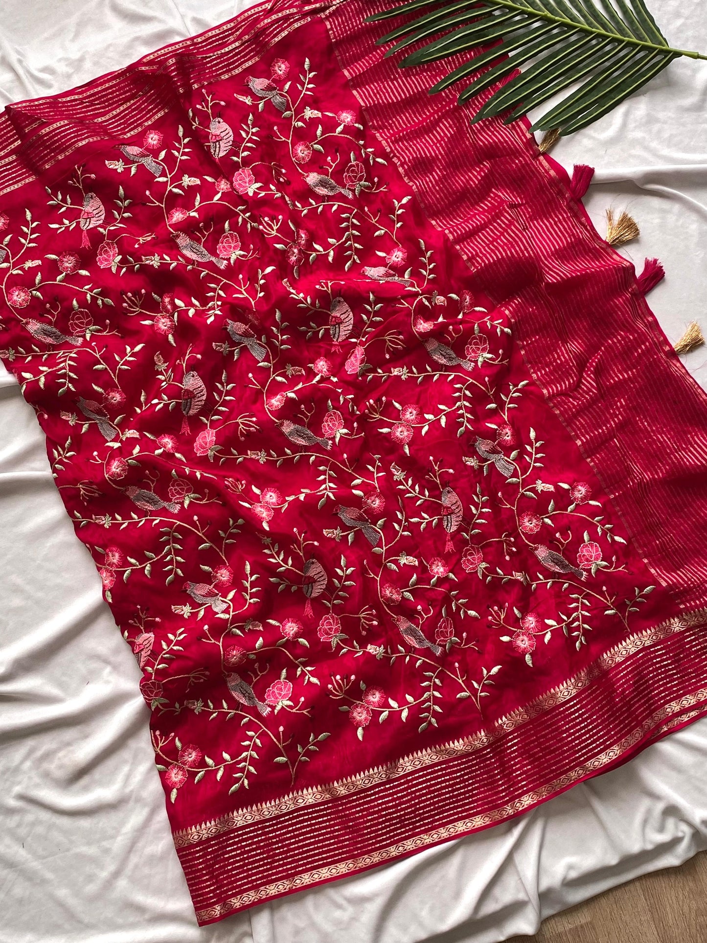 H.O silk saree-SR1063I