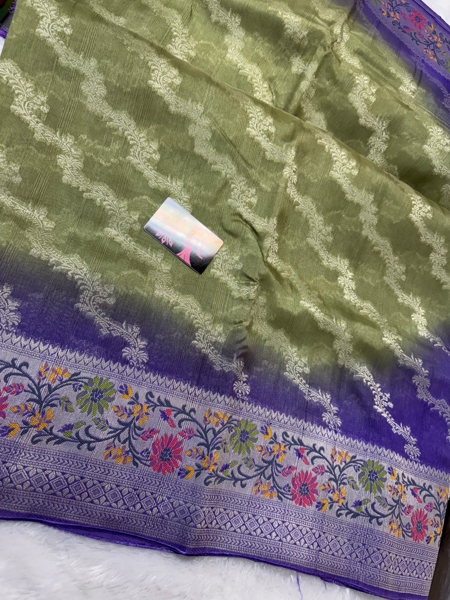 Pure Munga Tassar Paithani-SR1081D