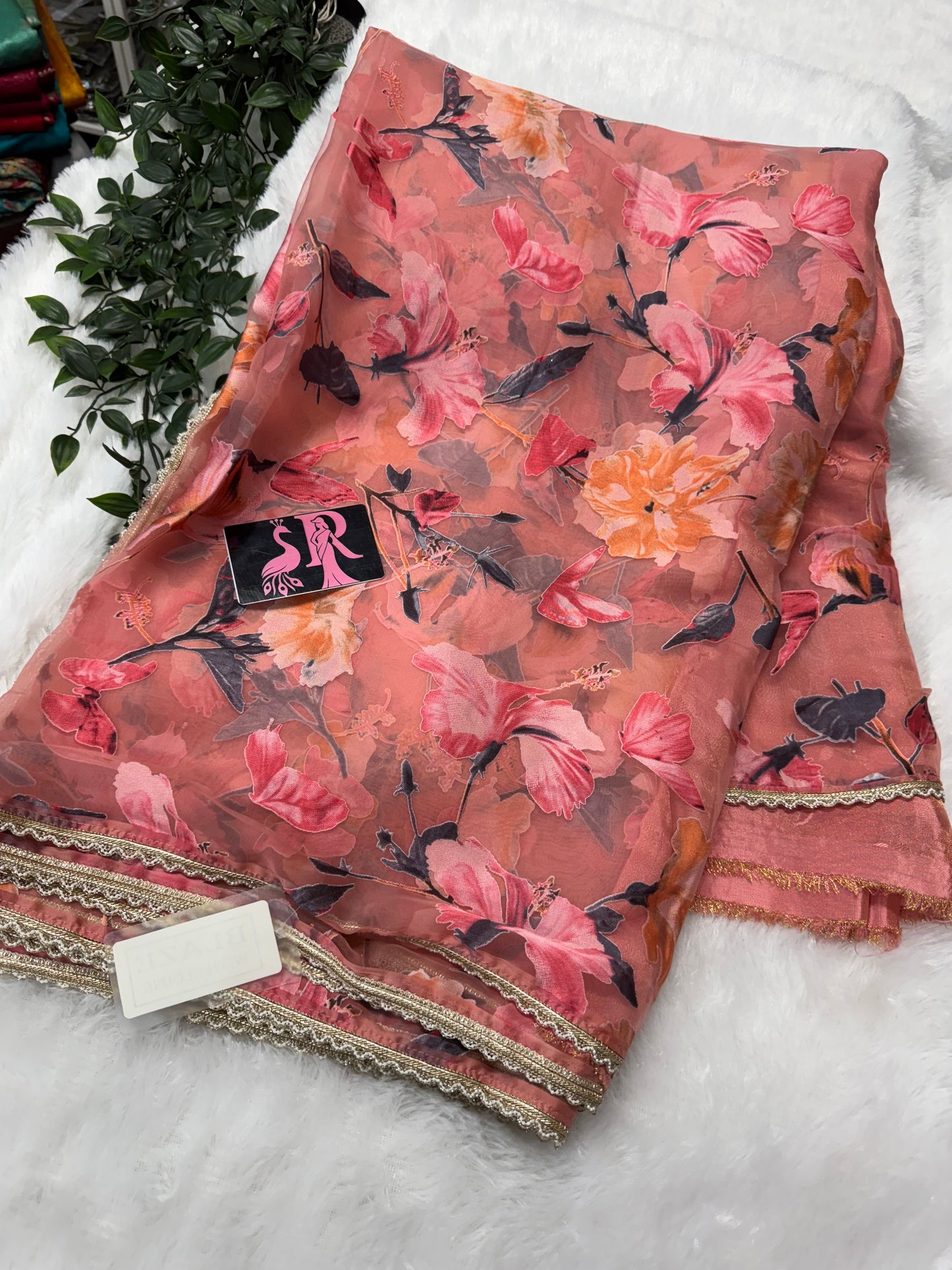 Designer Brasso saree-SR1051A