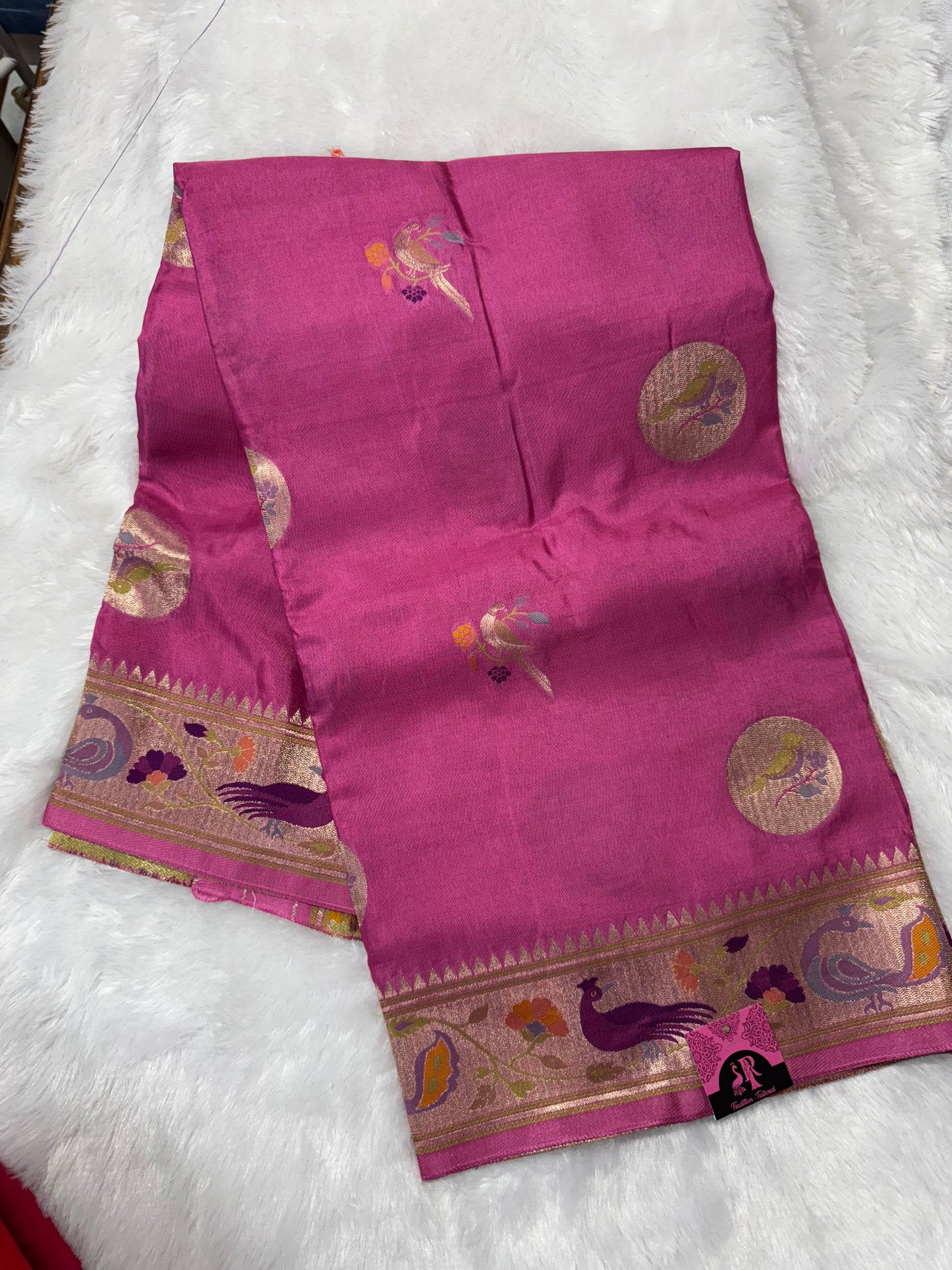 Munga crepe Paithani-SR1128C