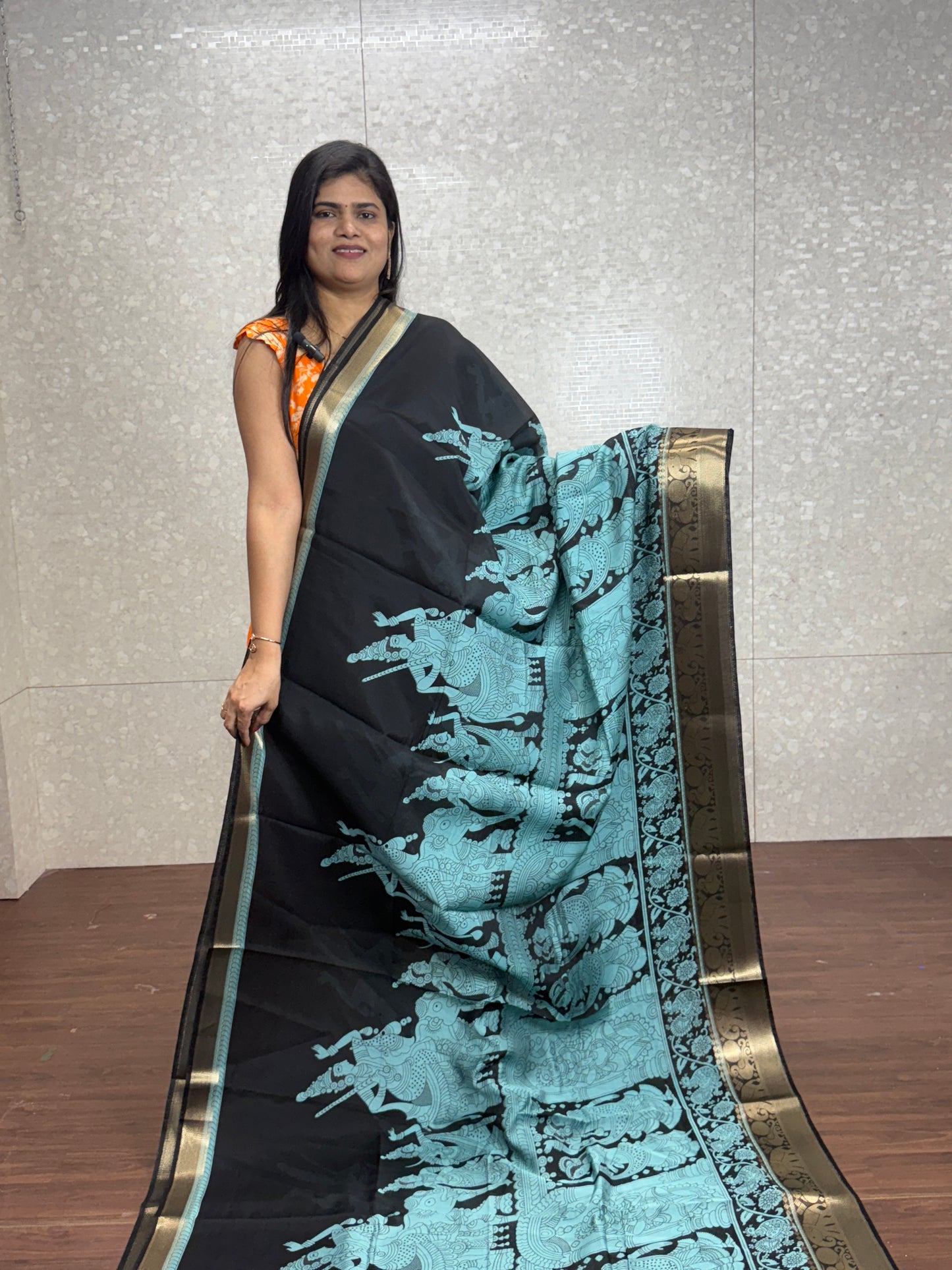 Chanderi Saree-SR1014B