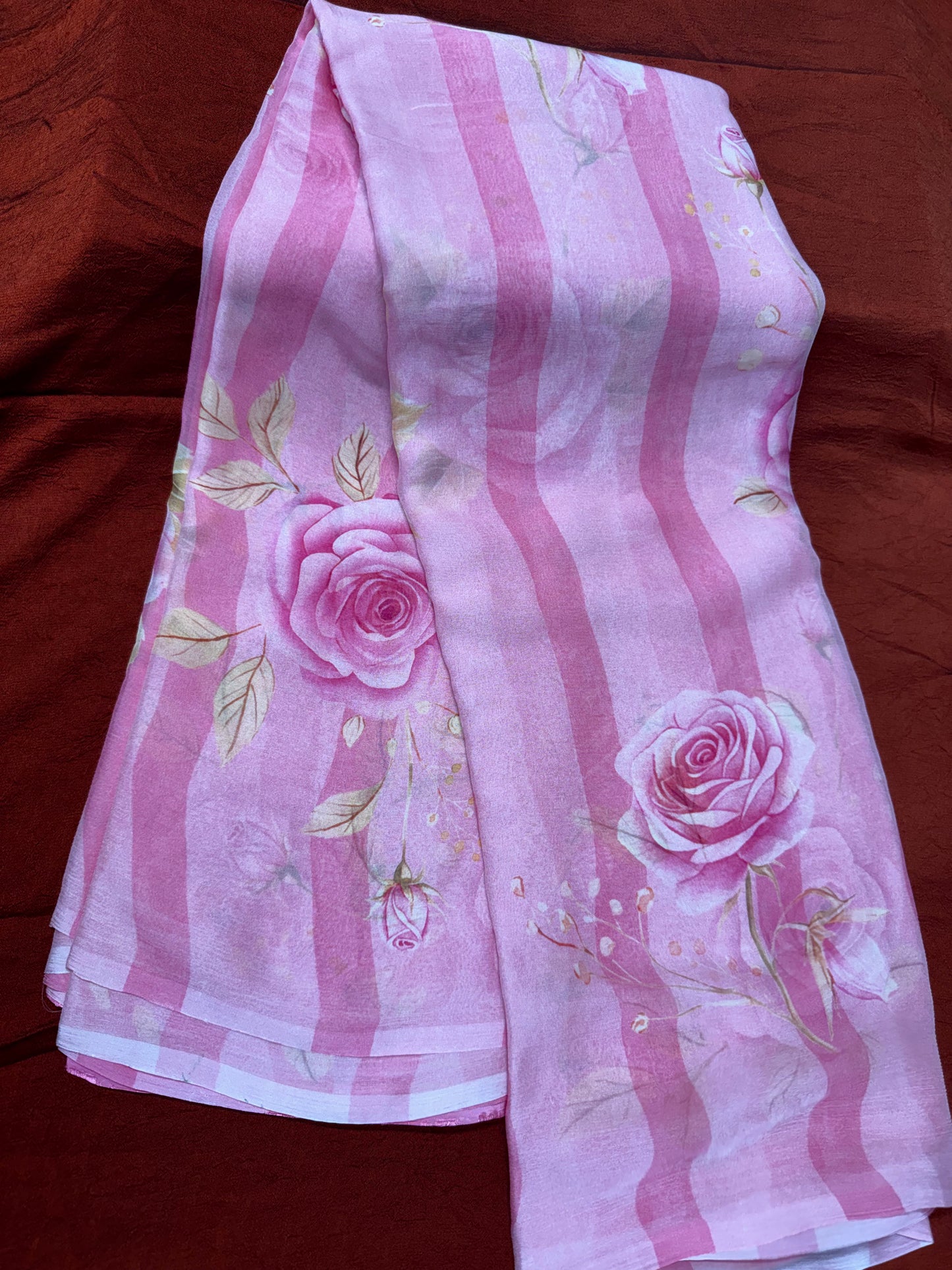 Pure chiffon saree-SR1233D