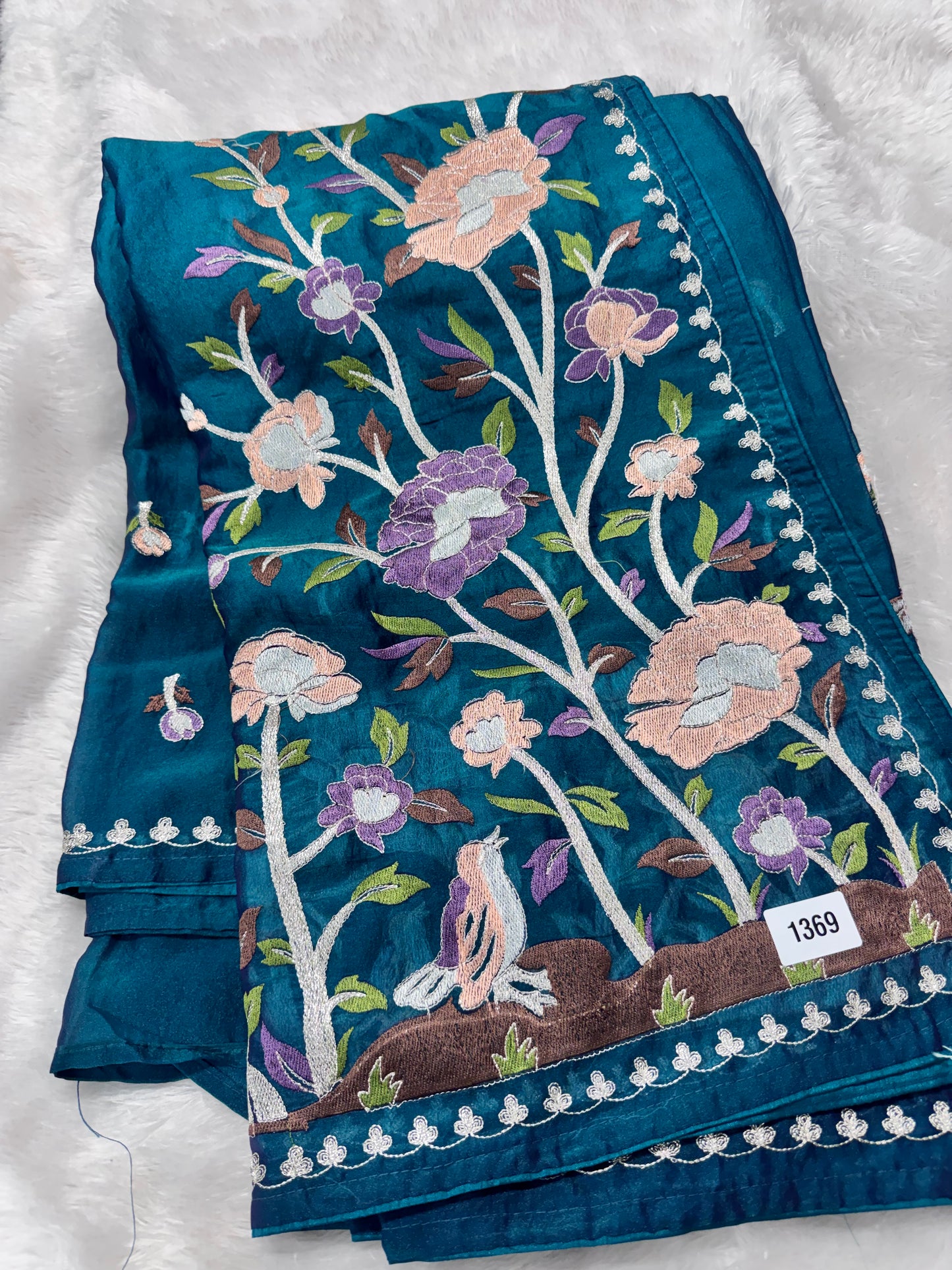 Fancy Georget saree-SR1266D