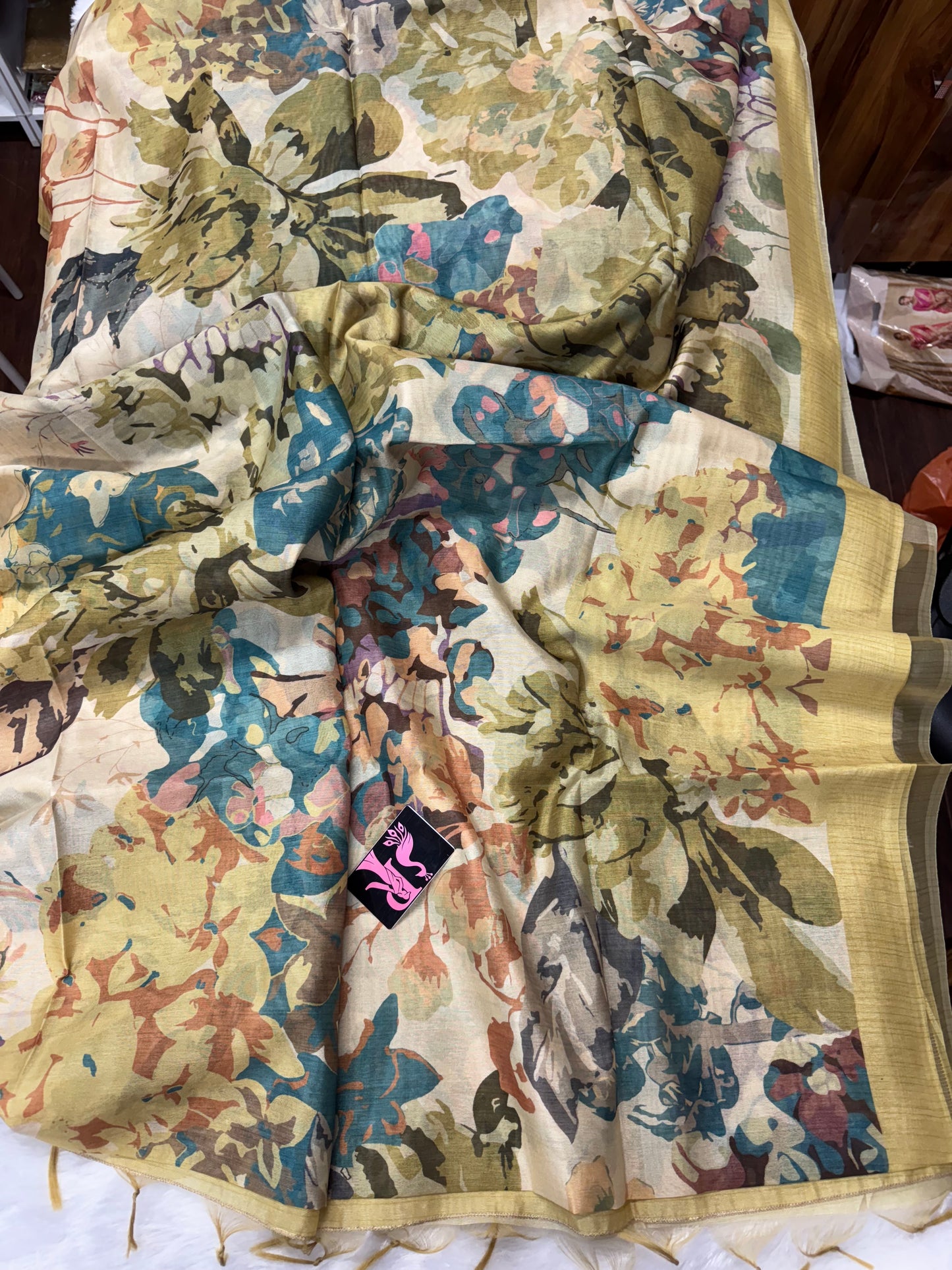Linen silk jamdhani-SR1086D