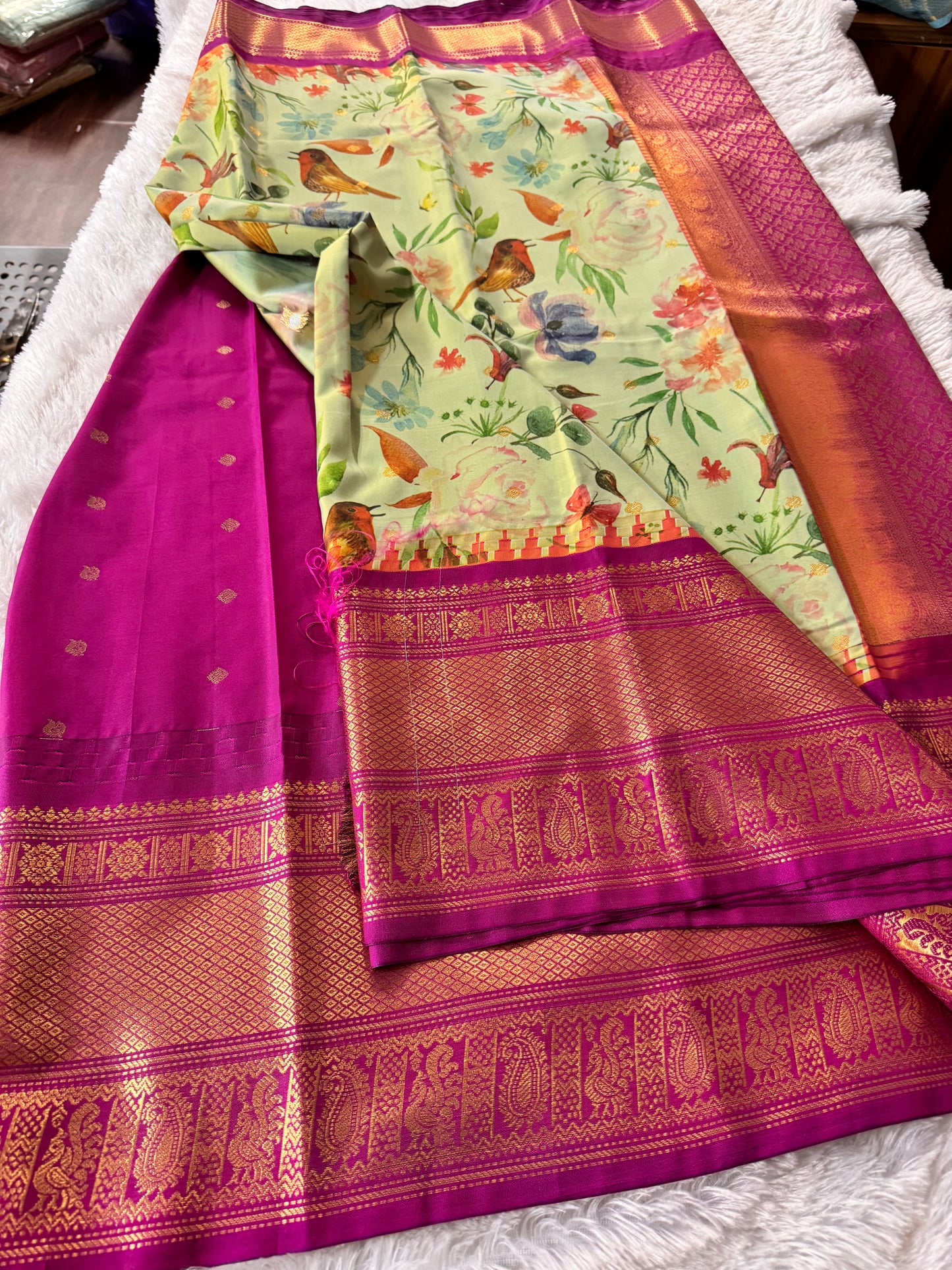 Digital Gadwal saree-SR1279G