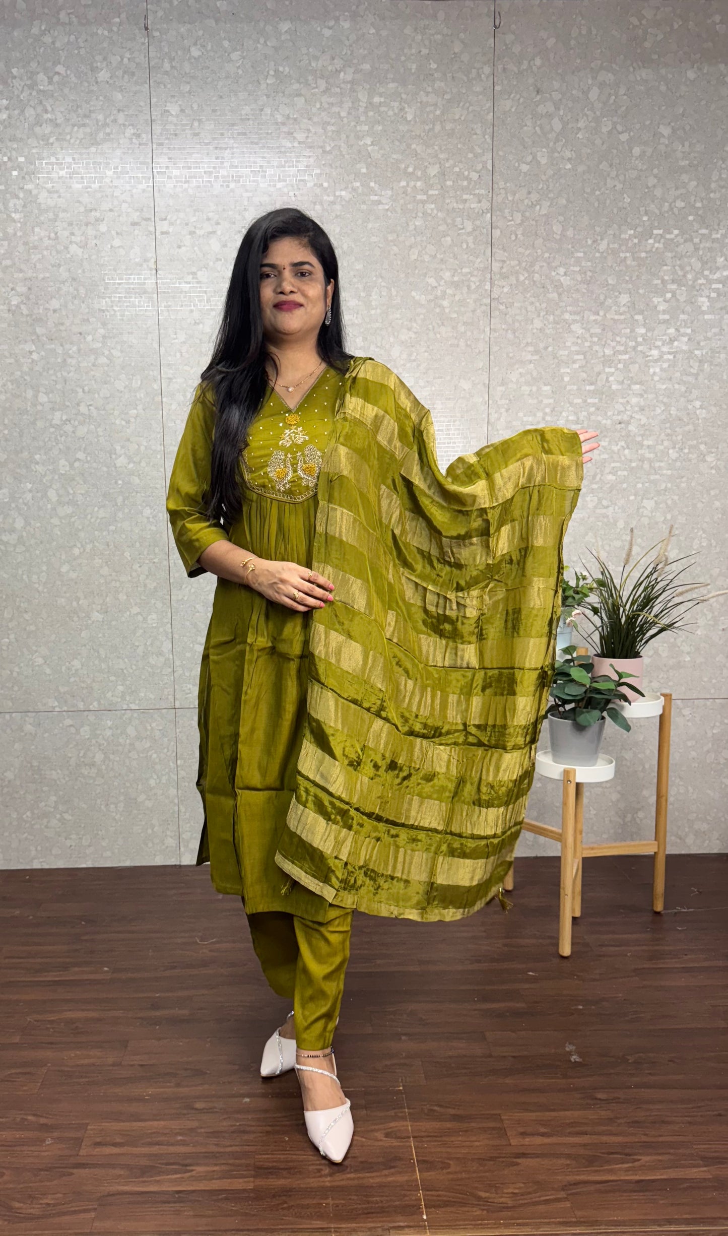 Pure mulchanderi suits-SRM002