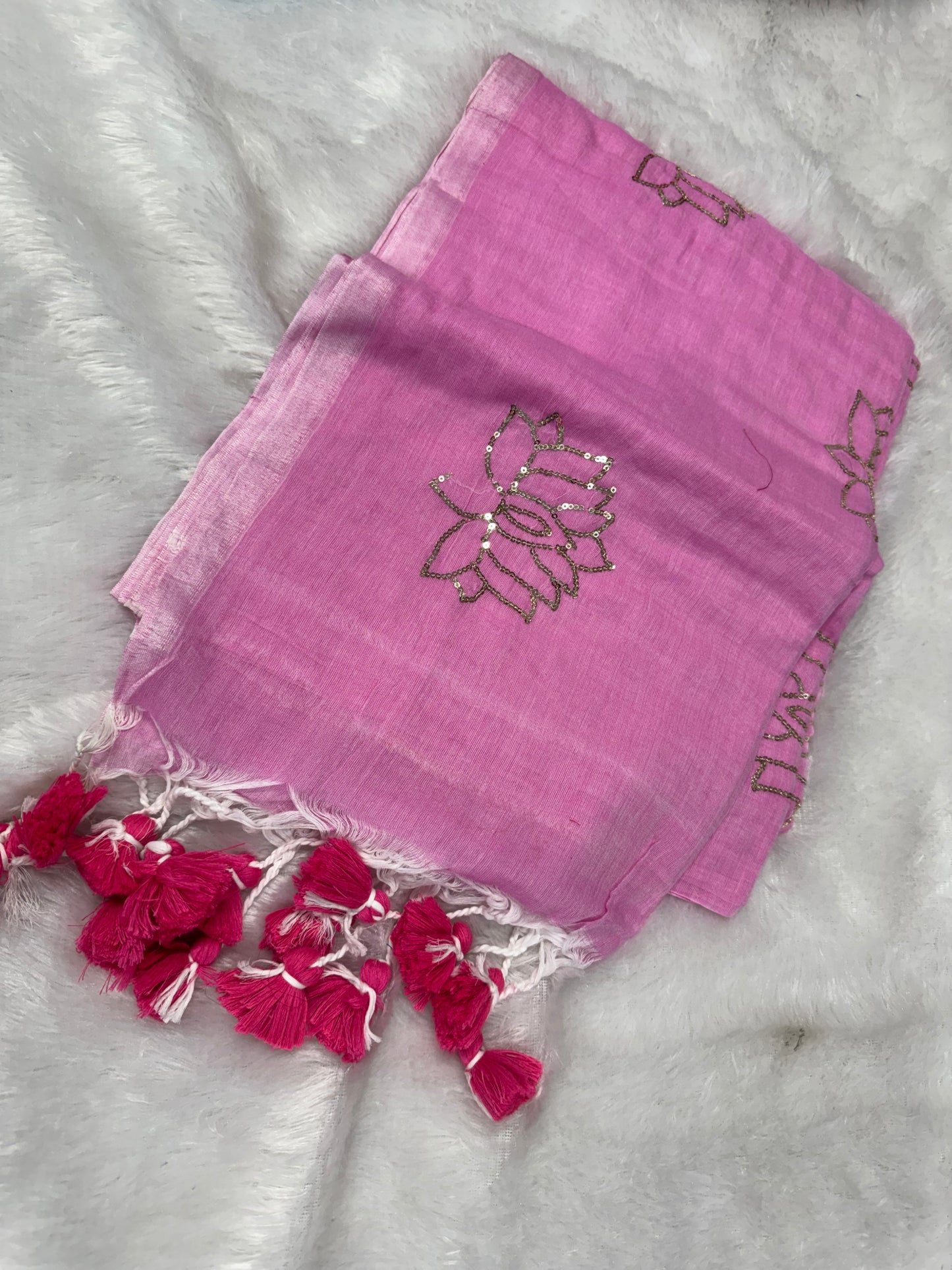 Pure mulmul cotton saree-SR1201B