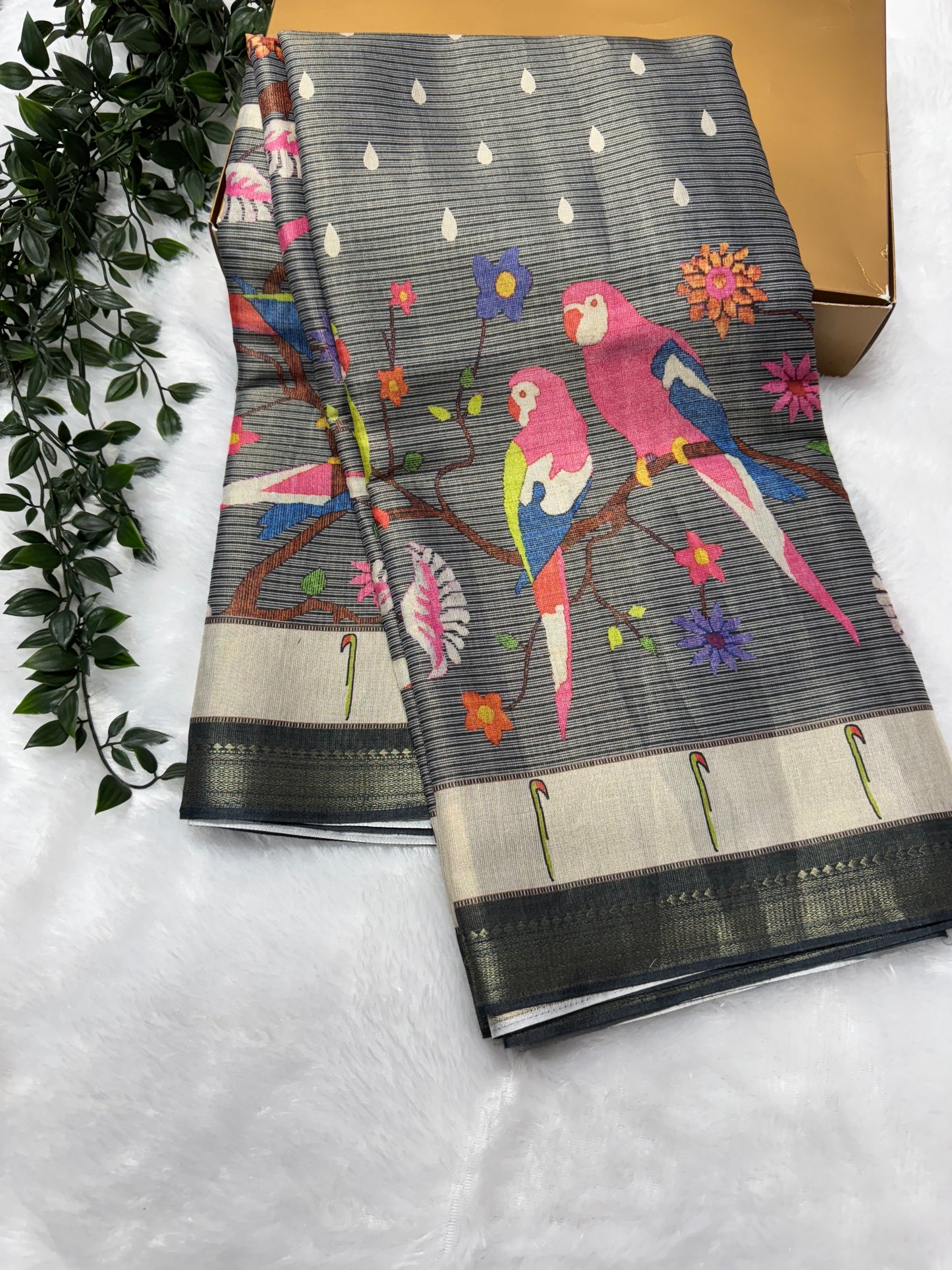 Banaras tissue Paithani-SRS014