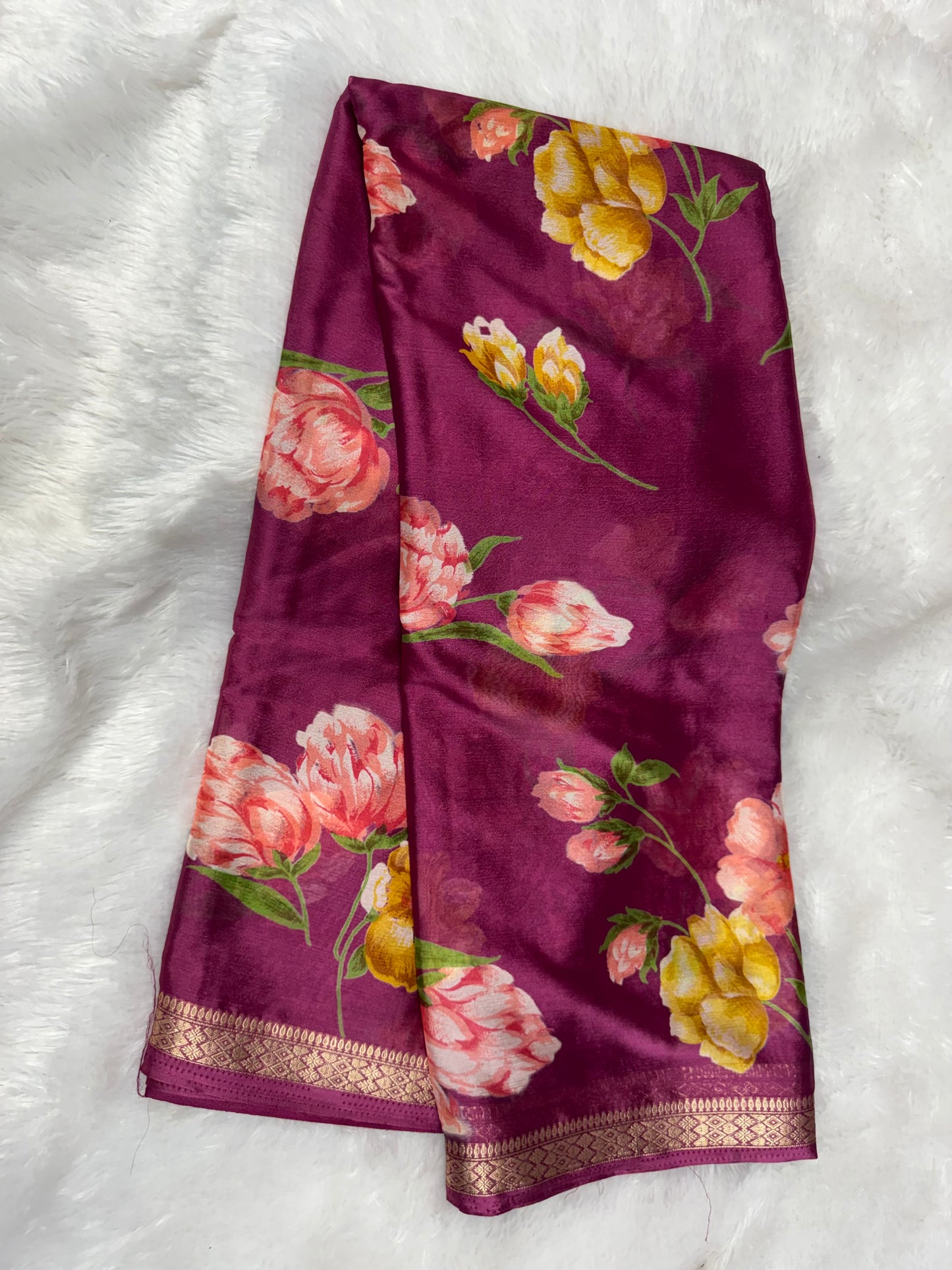 Chinnon digital print saree-Sr1210I