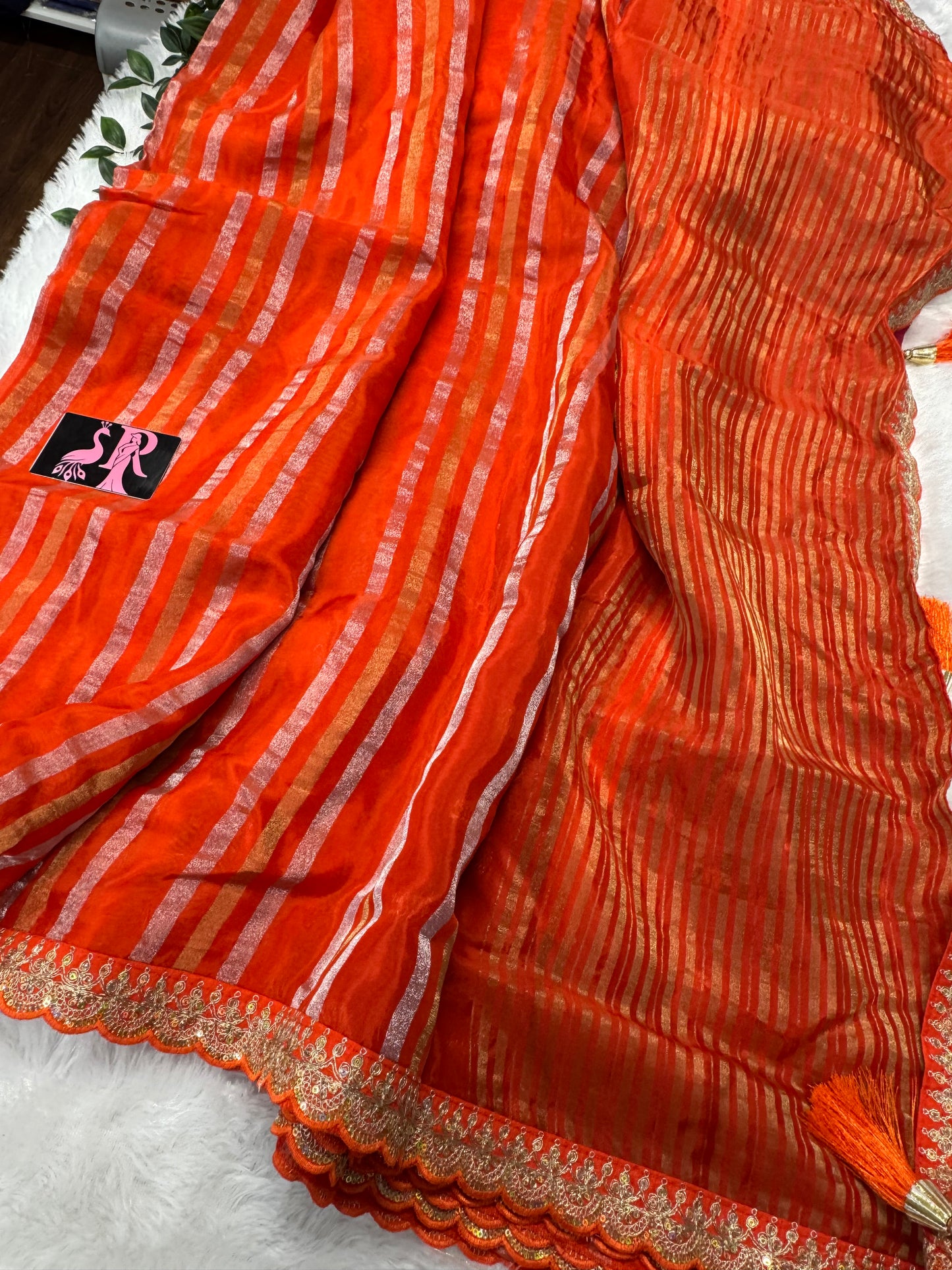 Kora tissue saree-SR1111A