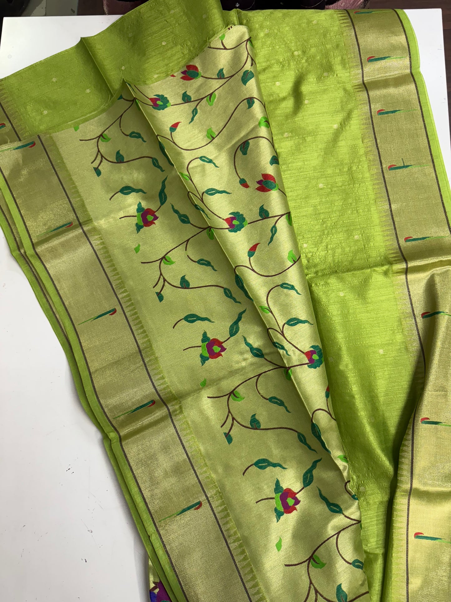 Tassar Paithani saree-SR1171C