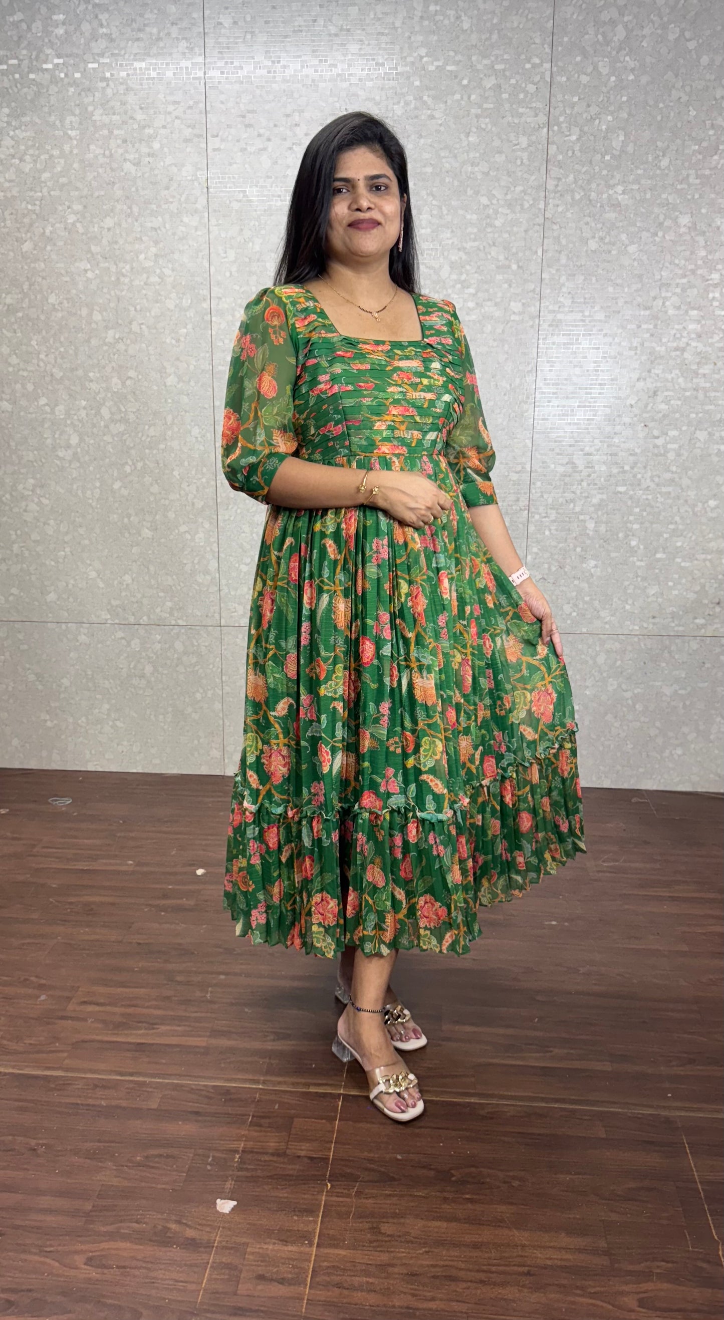 Chiffon Frock-SRF1003B