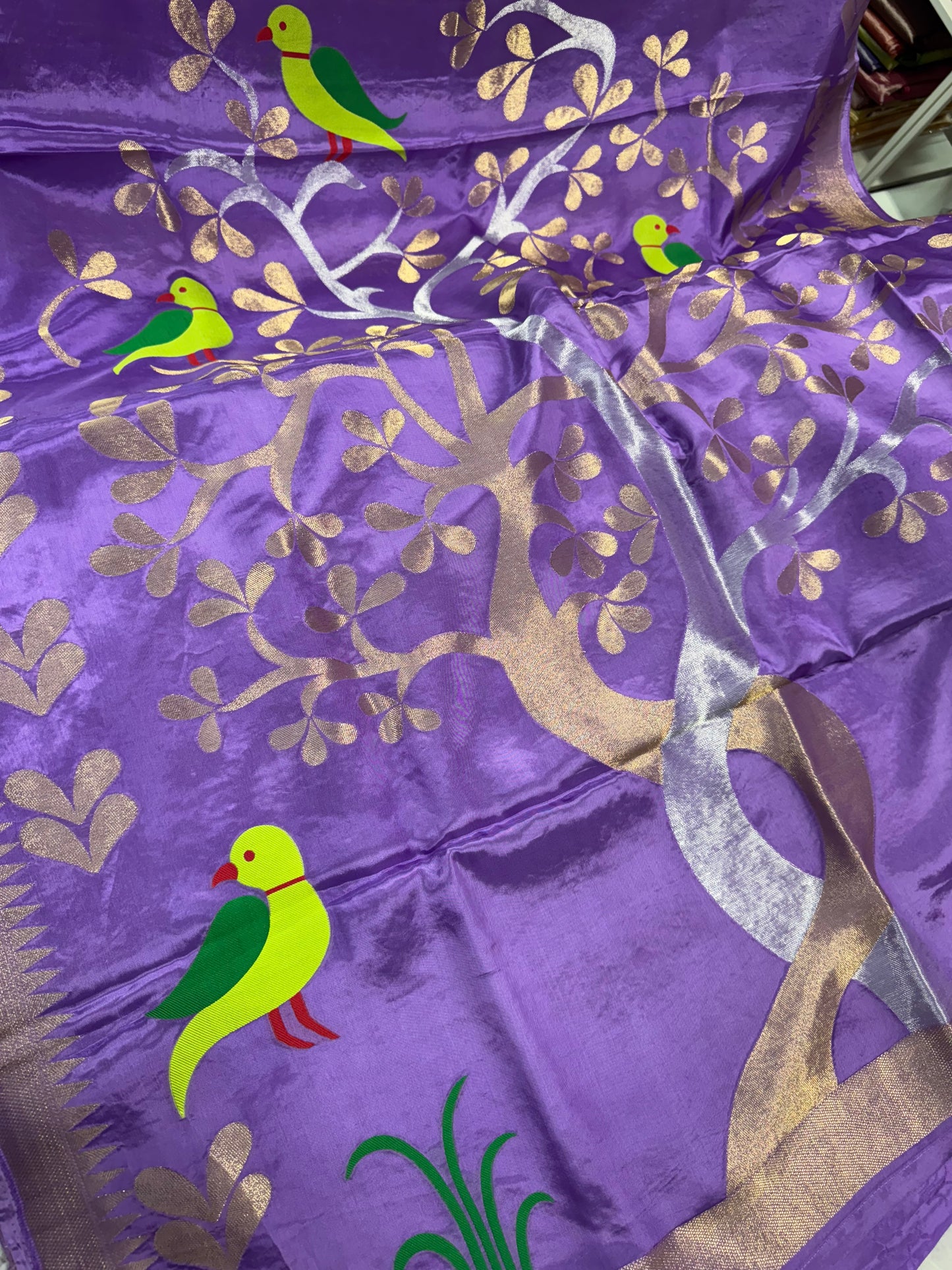 Green Apple saree-SR1076A