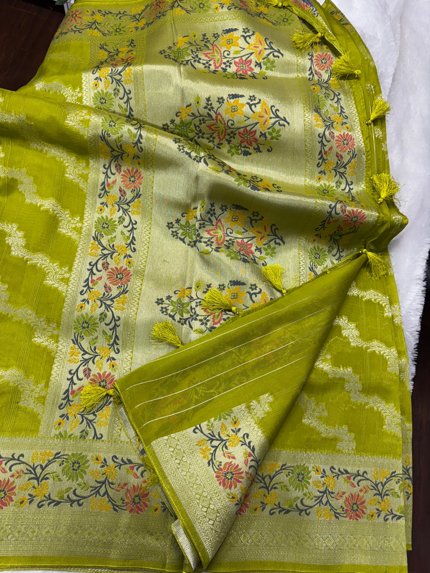 Pure Munga Tassar Paithani-SR1082A