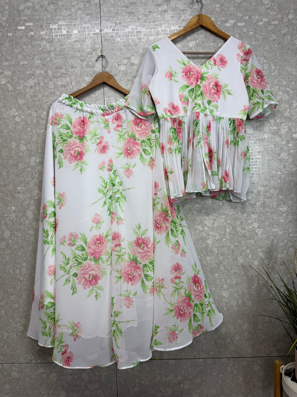 Georget peplum set-SRP002R