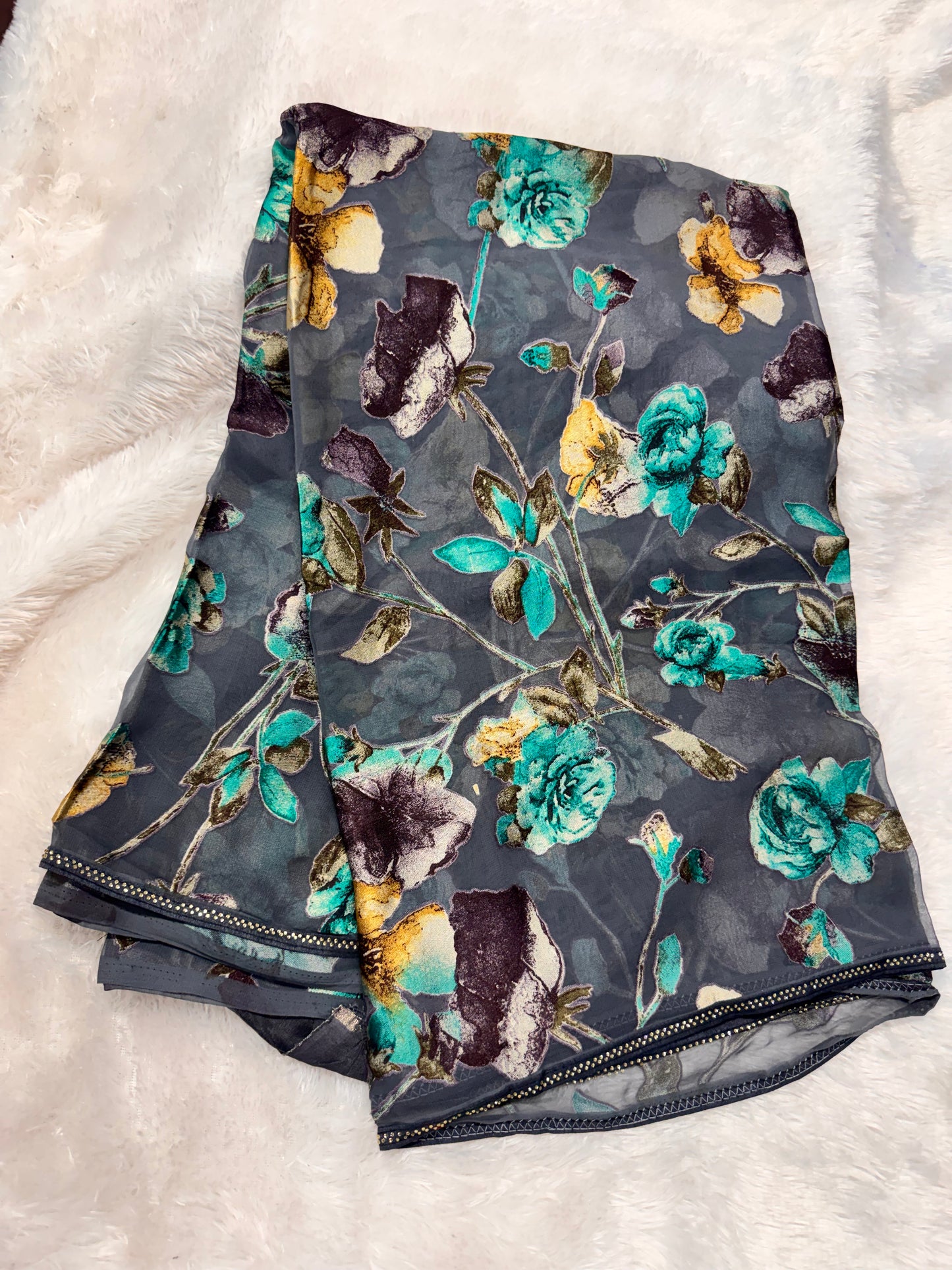 Georget Brasso saree-SR1282B
