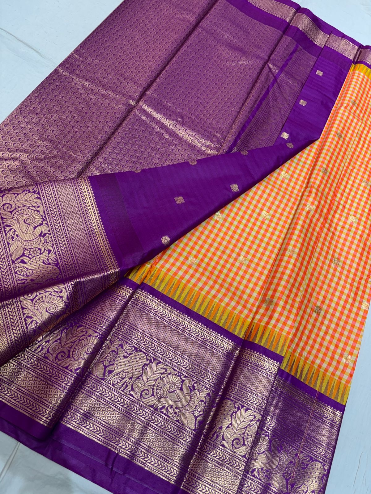 Vintage Gadwal saree-SR1189F