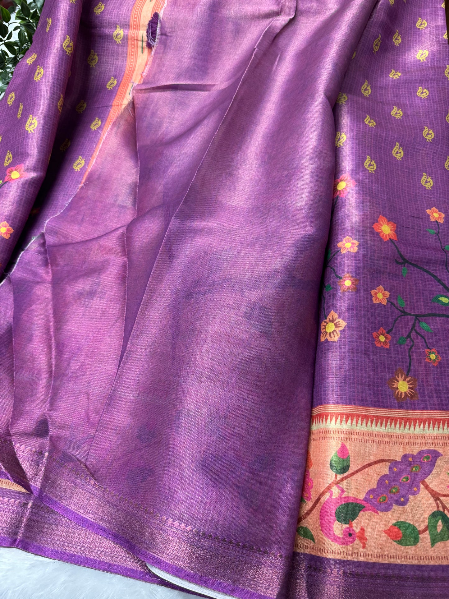Banarasi tissue Paithani-SRS1017D