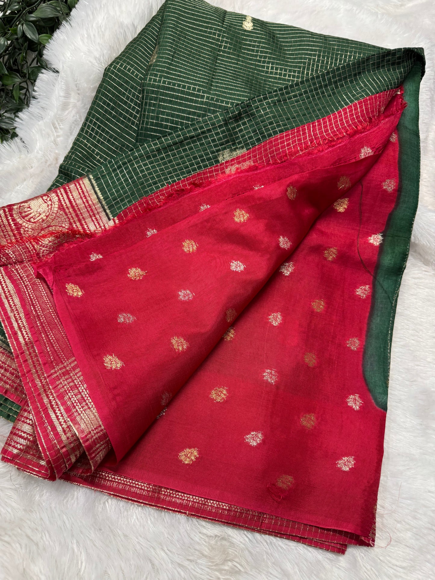 Vintage checks Mysore Georget-SR1174I