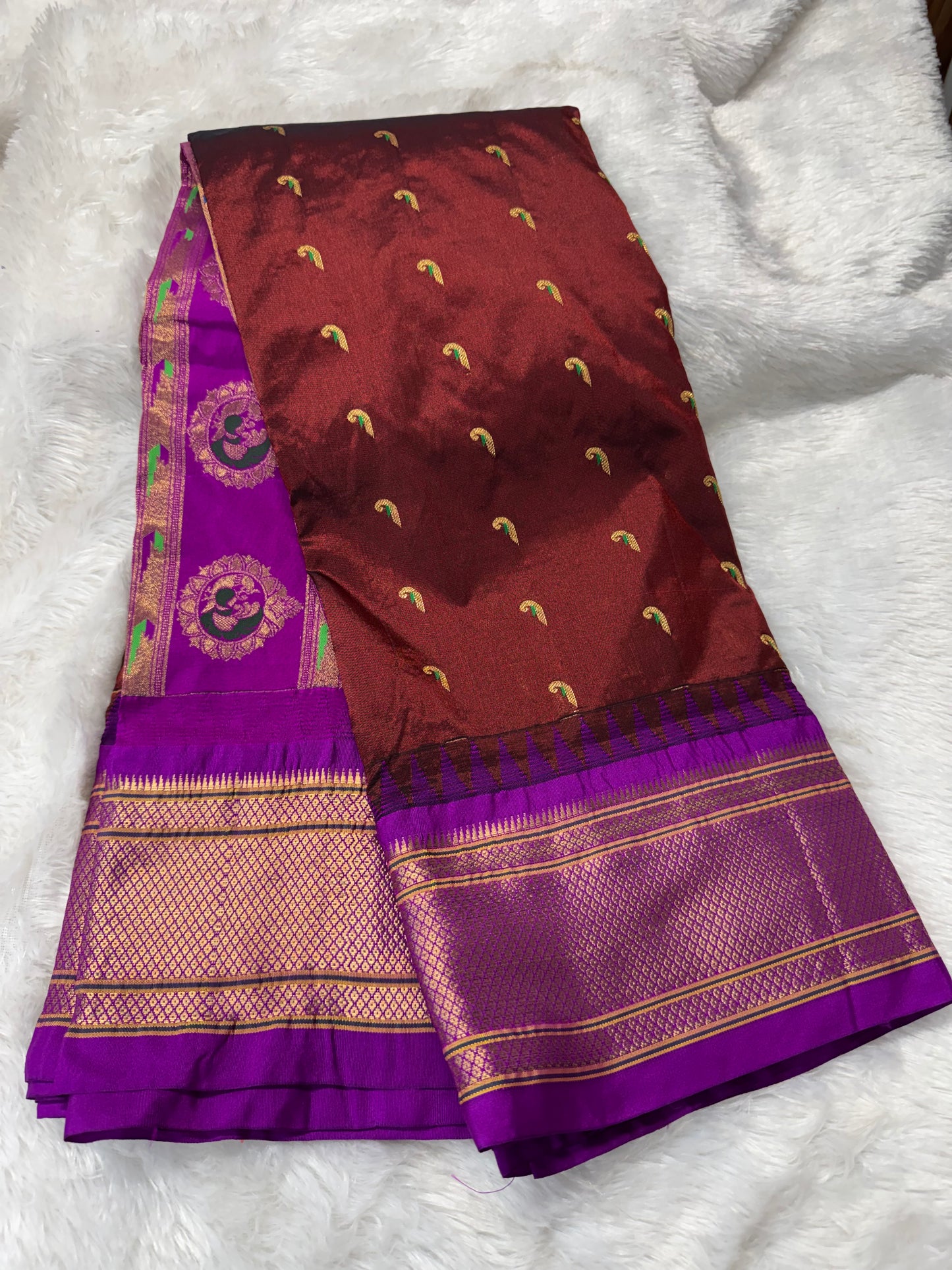 Narayanpet pattu paithani saree-SR1250J
