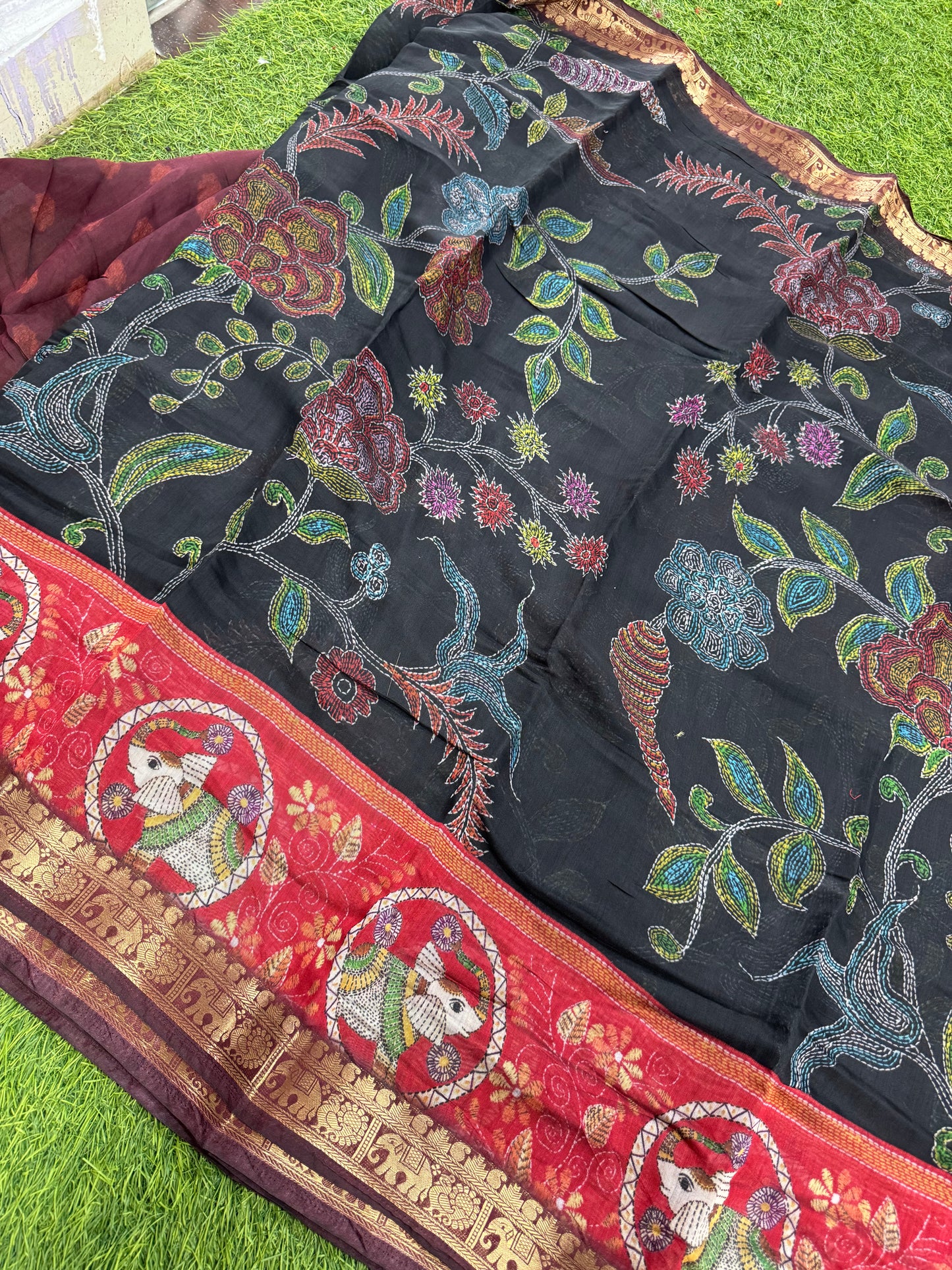 Viscose mushru silk saree-SR1109C