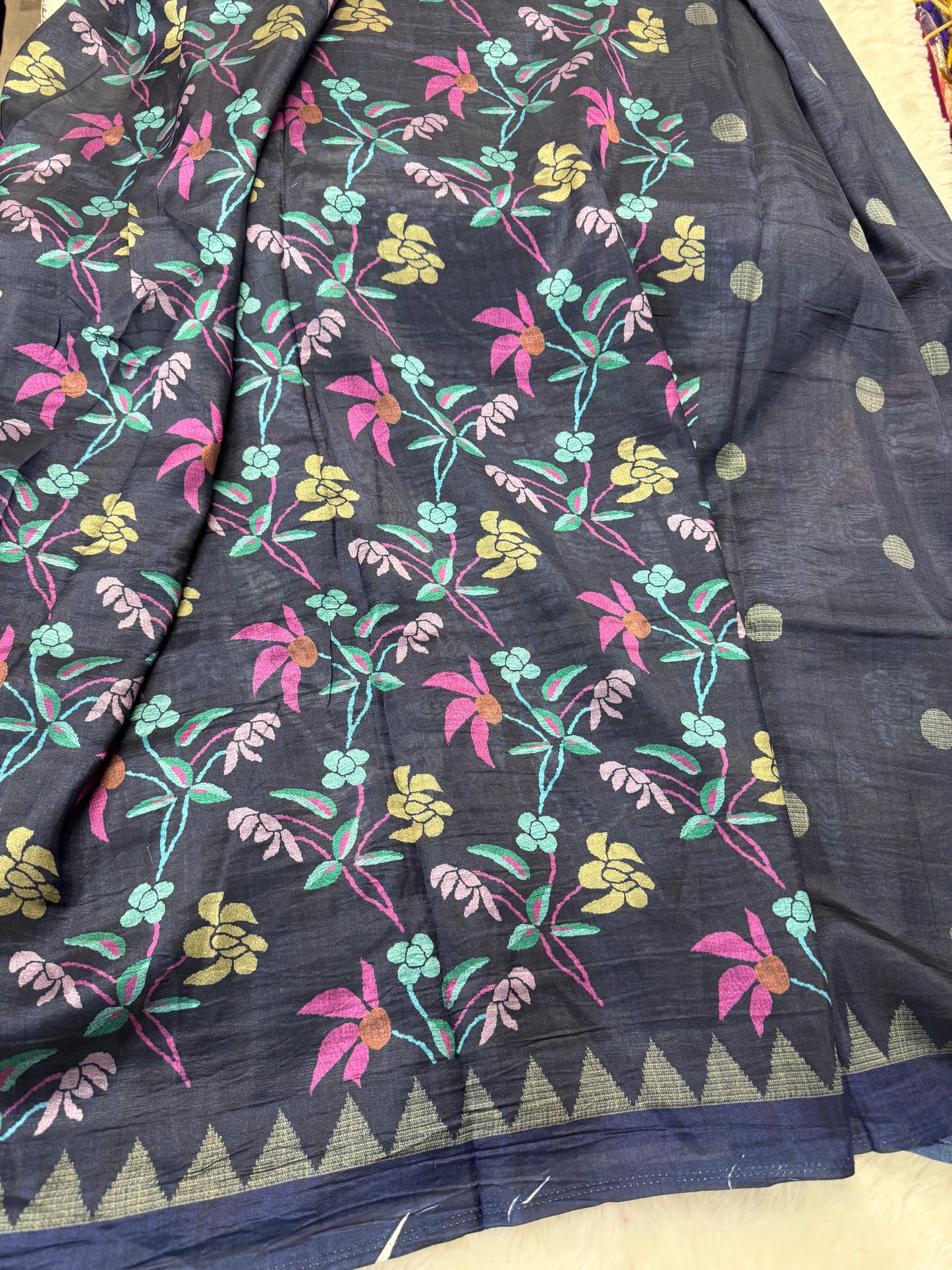Tassar crepe silk -SR1180M