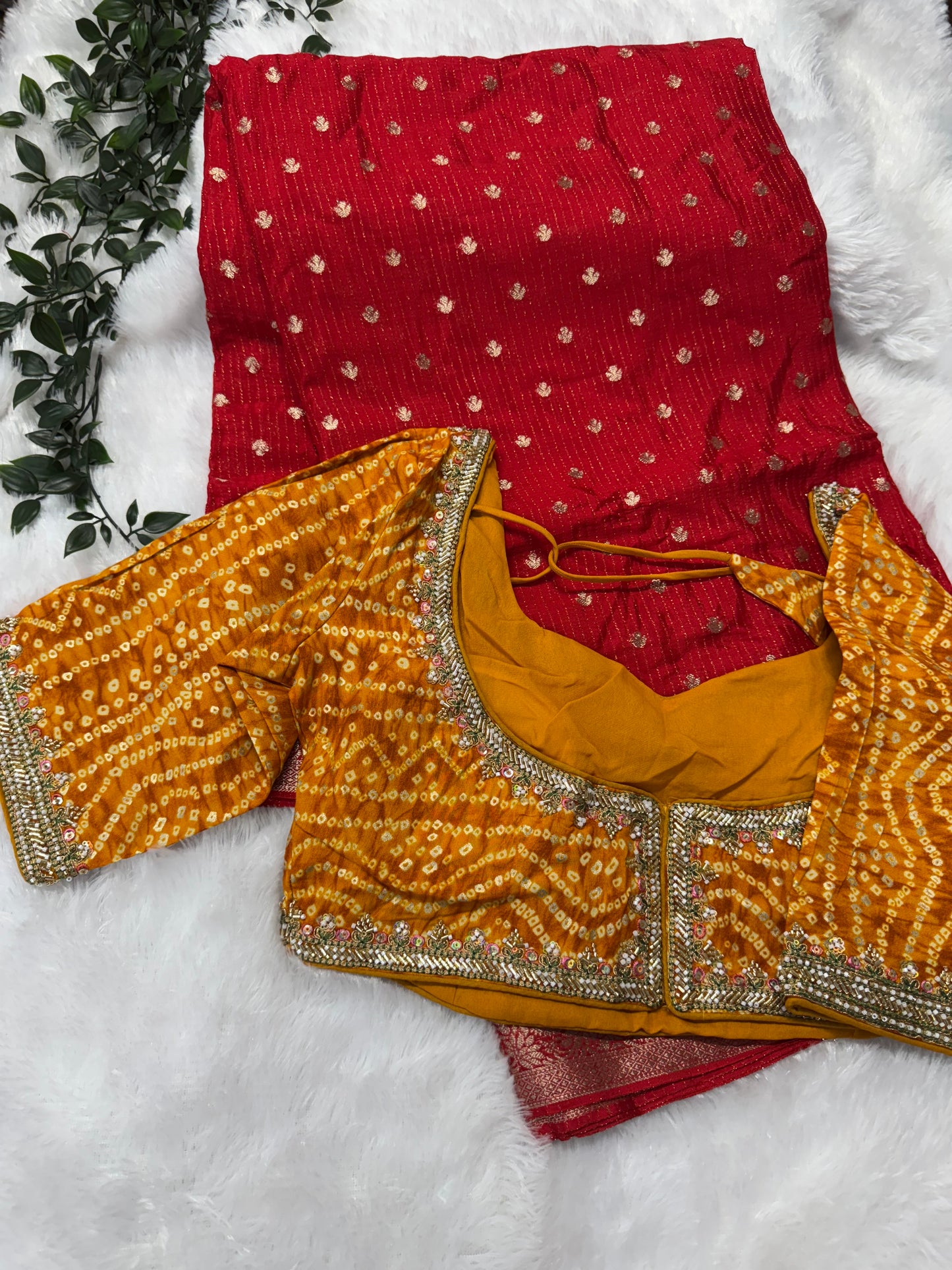 Pure Chinnon fancy saree-SR1110B