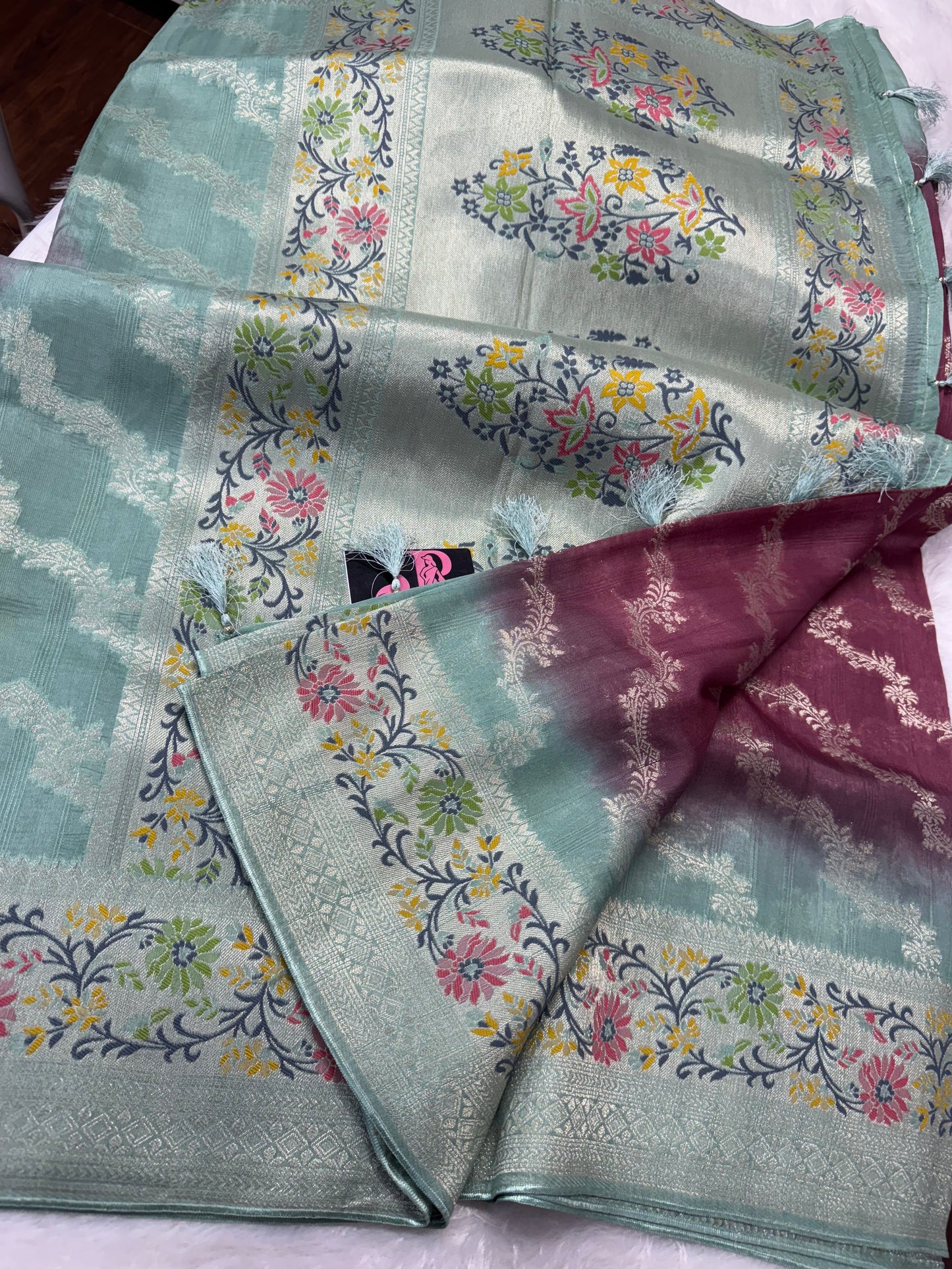 Pure Munga Tassar Paithani-SR1081A