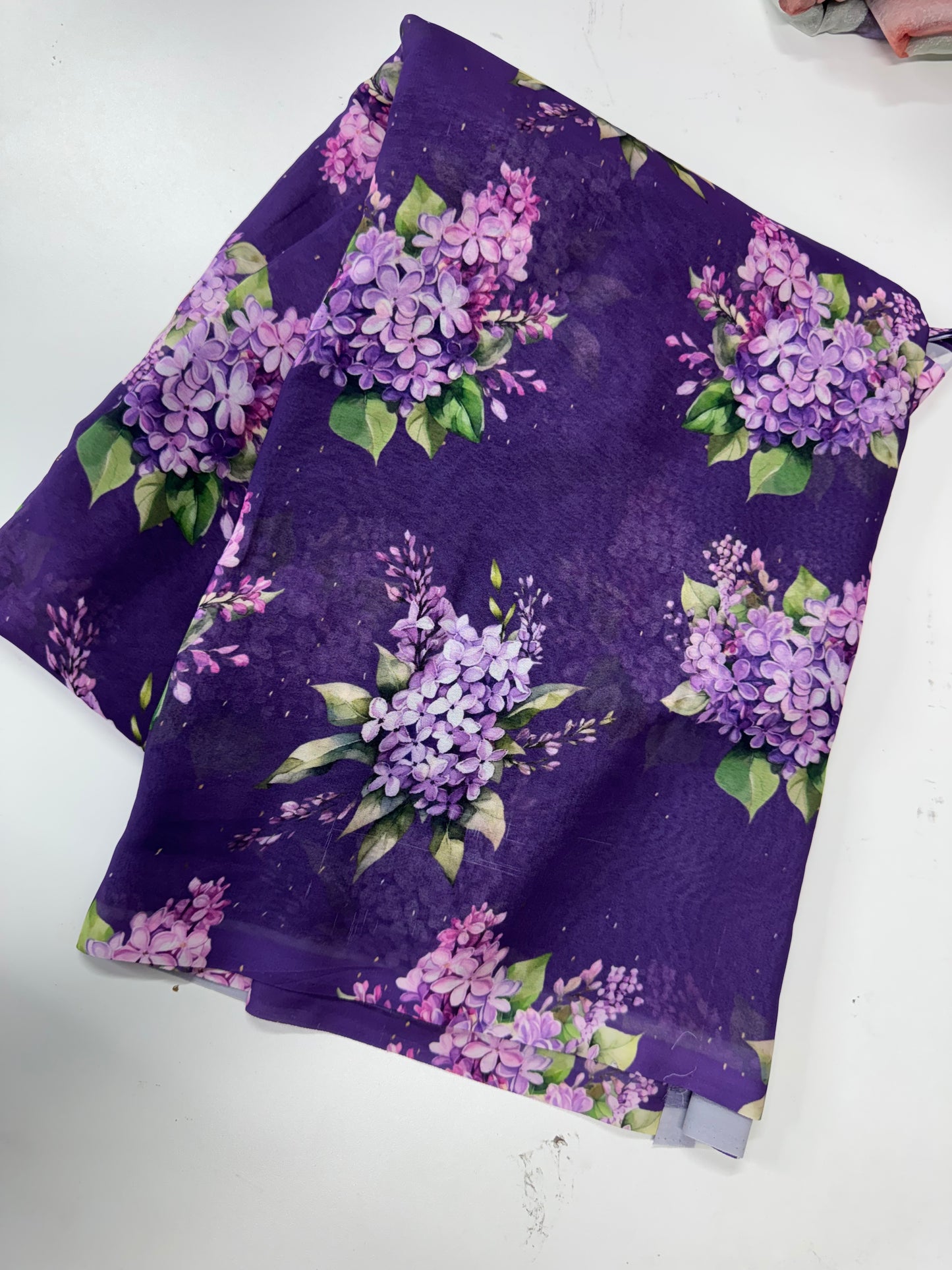 Fancy Georget saree-SR1203A