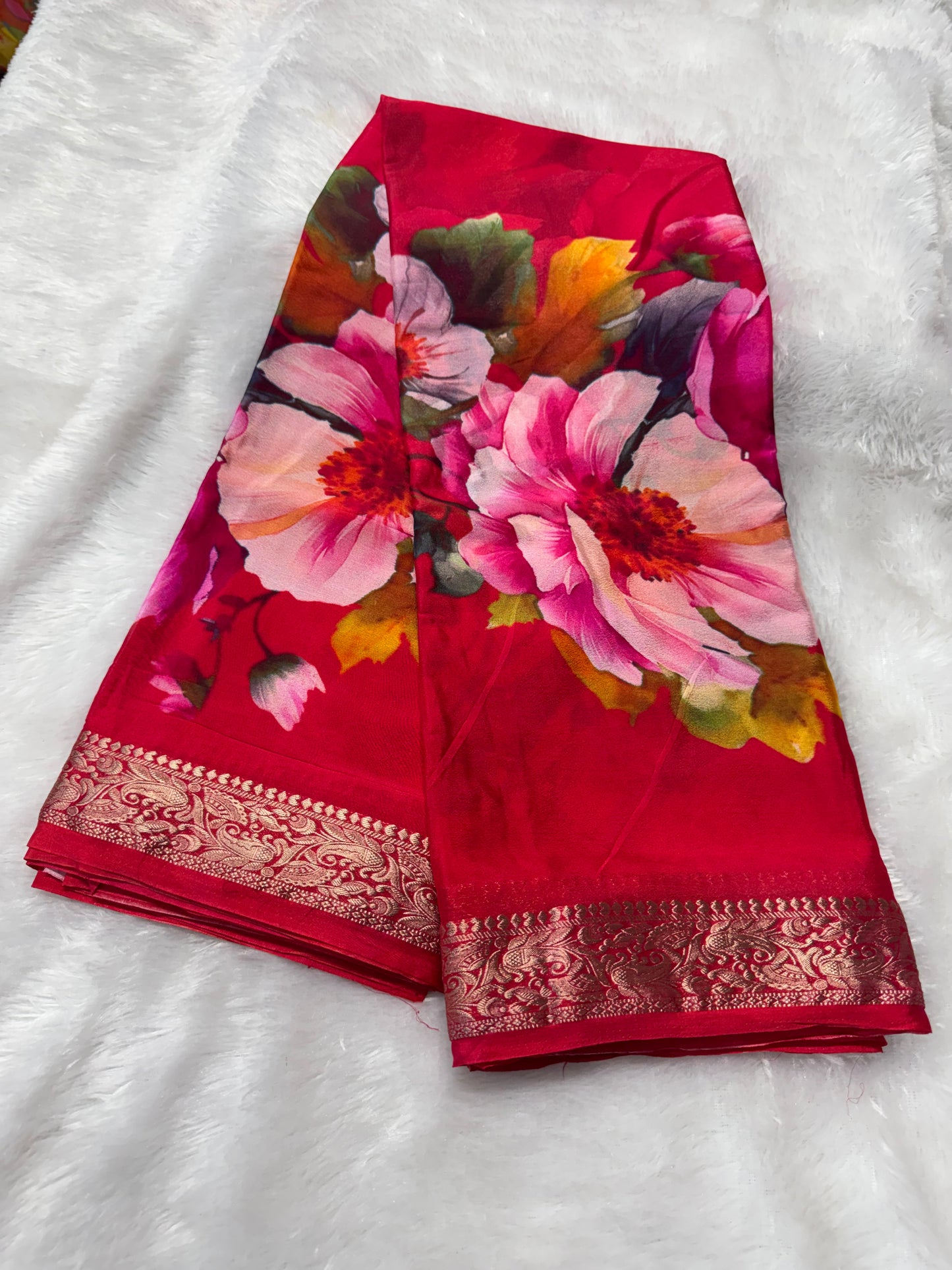 Chinnon digital print saree-SR1209e
