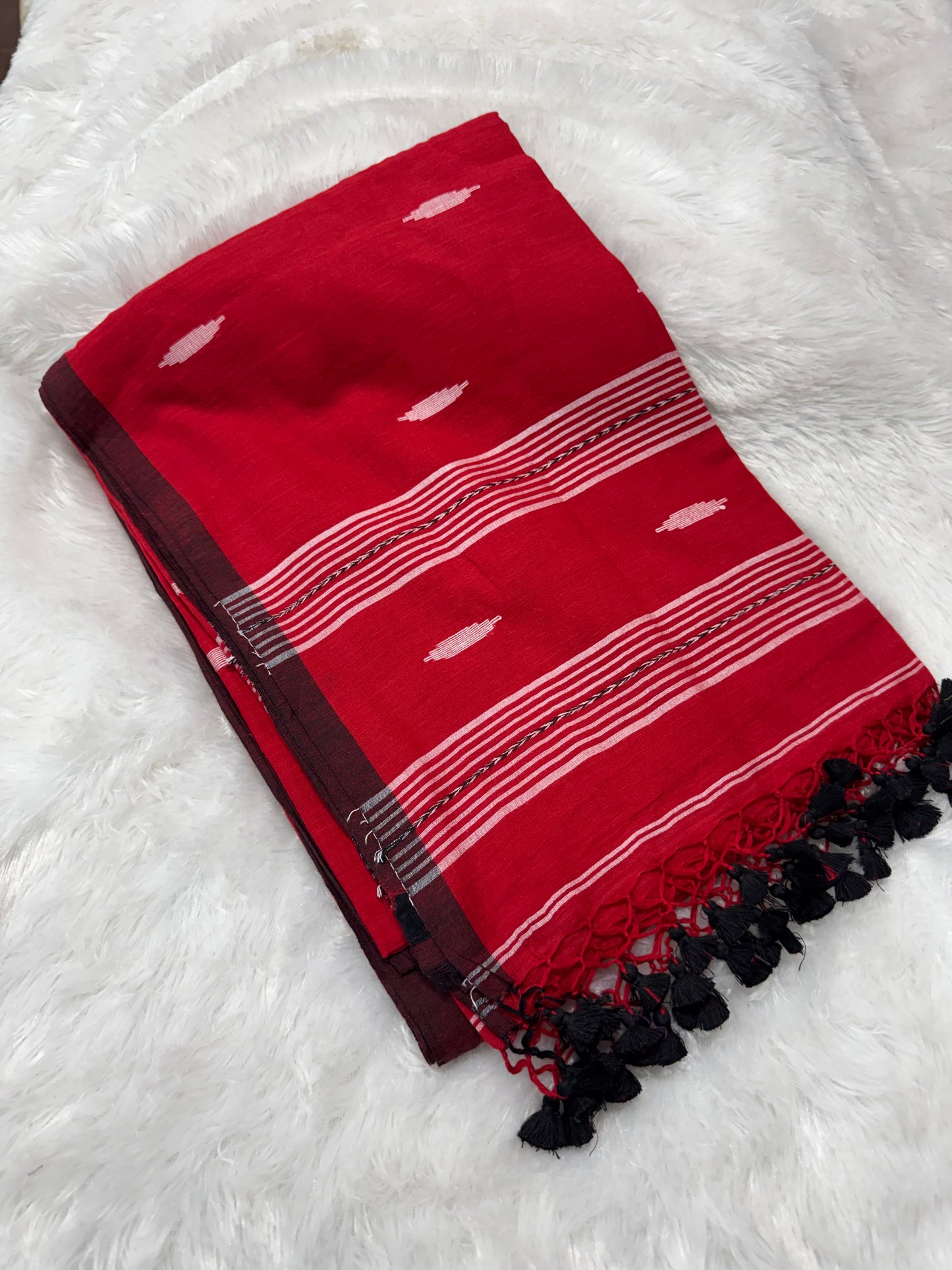 Pure Mulcotton Jamdhani saree-SR1216I