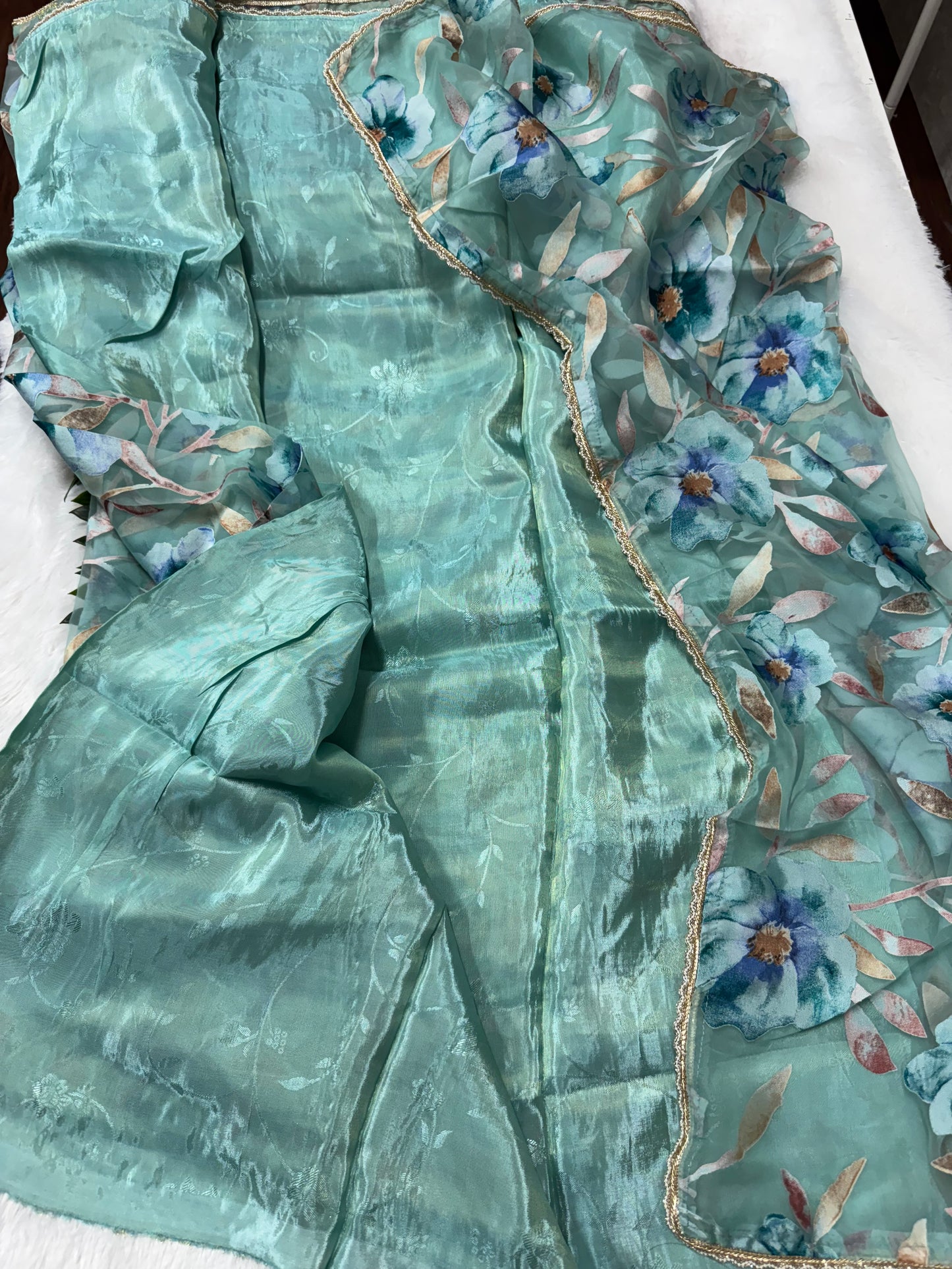 Designer Brasso Saree-SR1051C