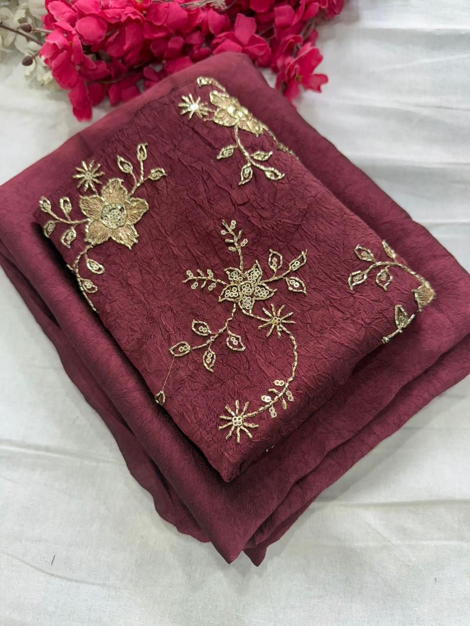 Rangoli crush saree-SR1213G