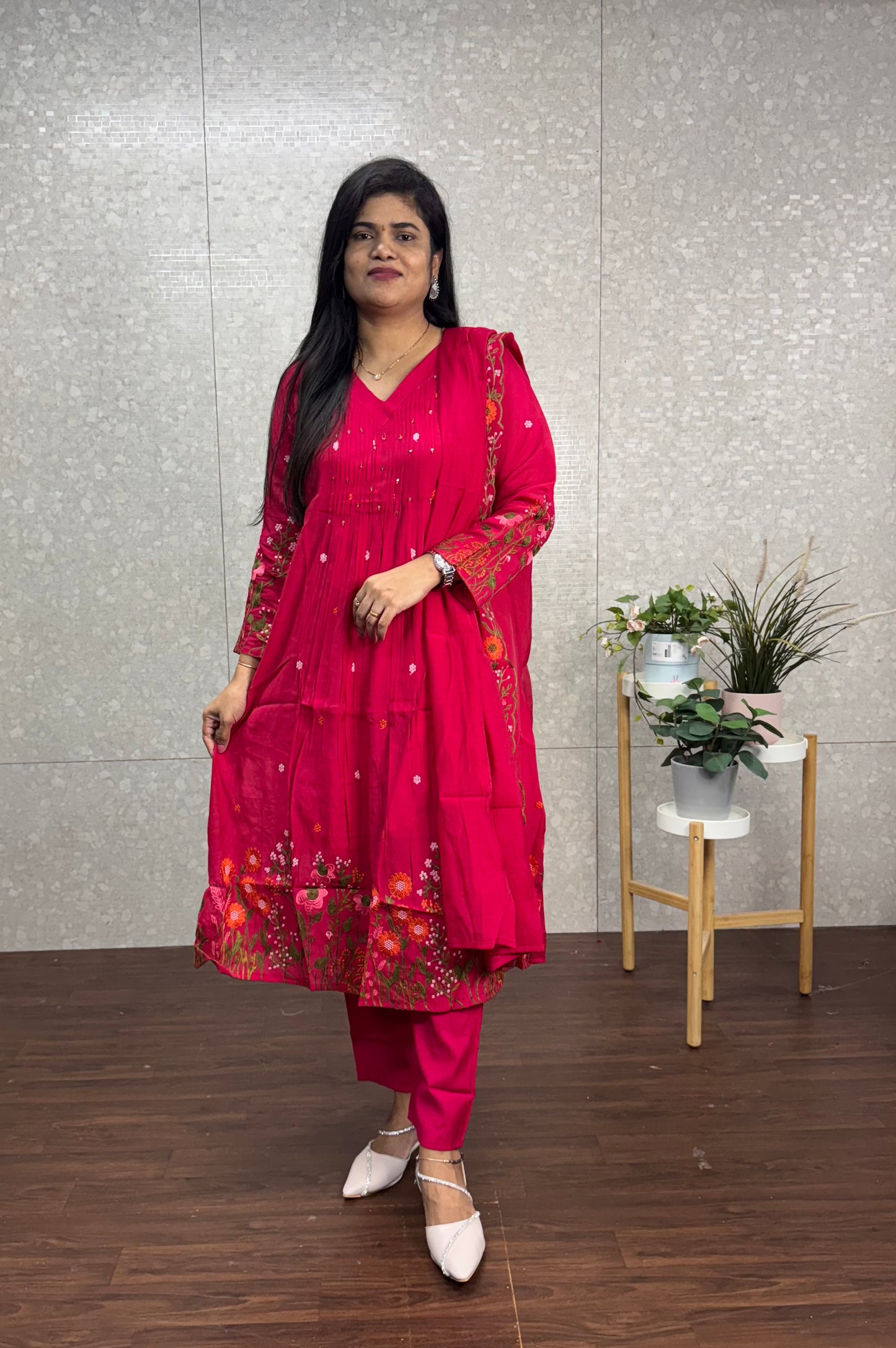 Pure mulchanderi suits-SRM007