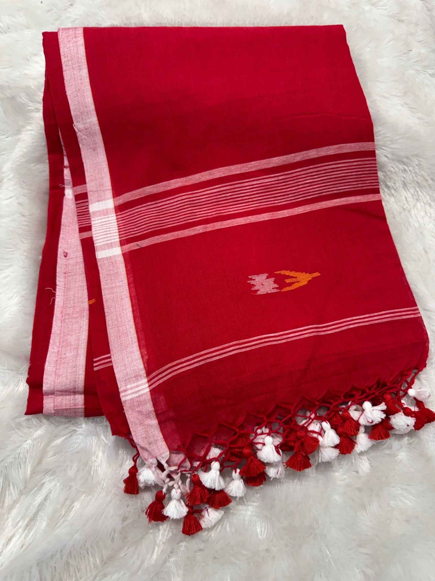 Pure Mulcotton Jamdhani saree-SR1216B