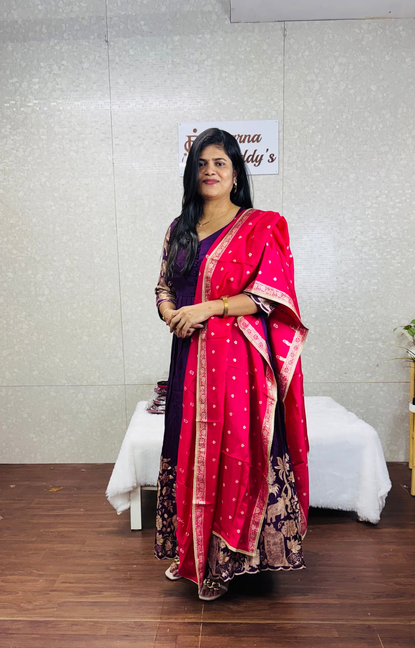Dola silk Anarkali-SRA1015