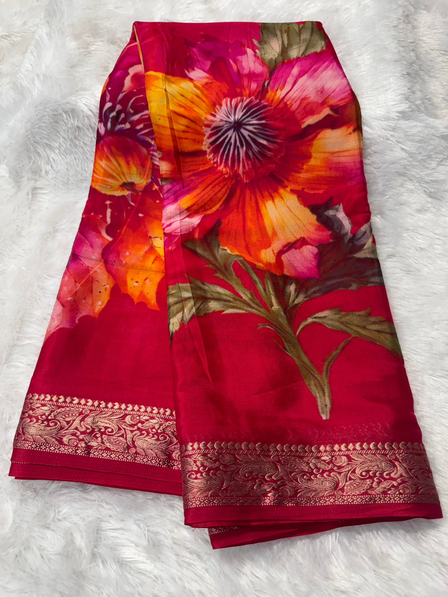 Chinnon digital print saree-SR1209Q