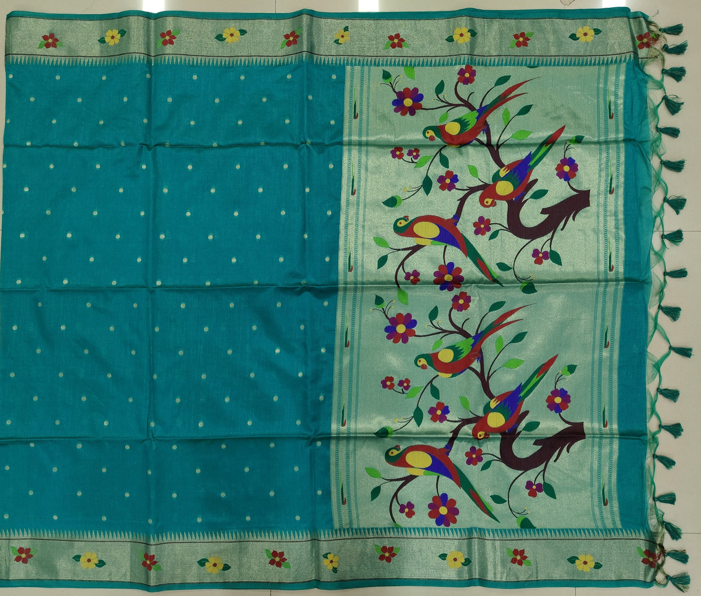 Tassar Paithani saree-SR1012E