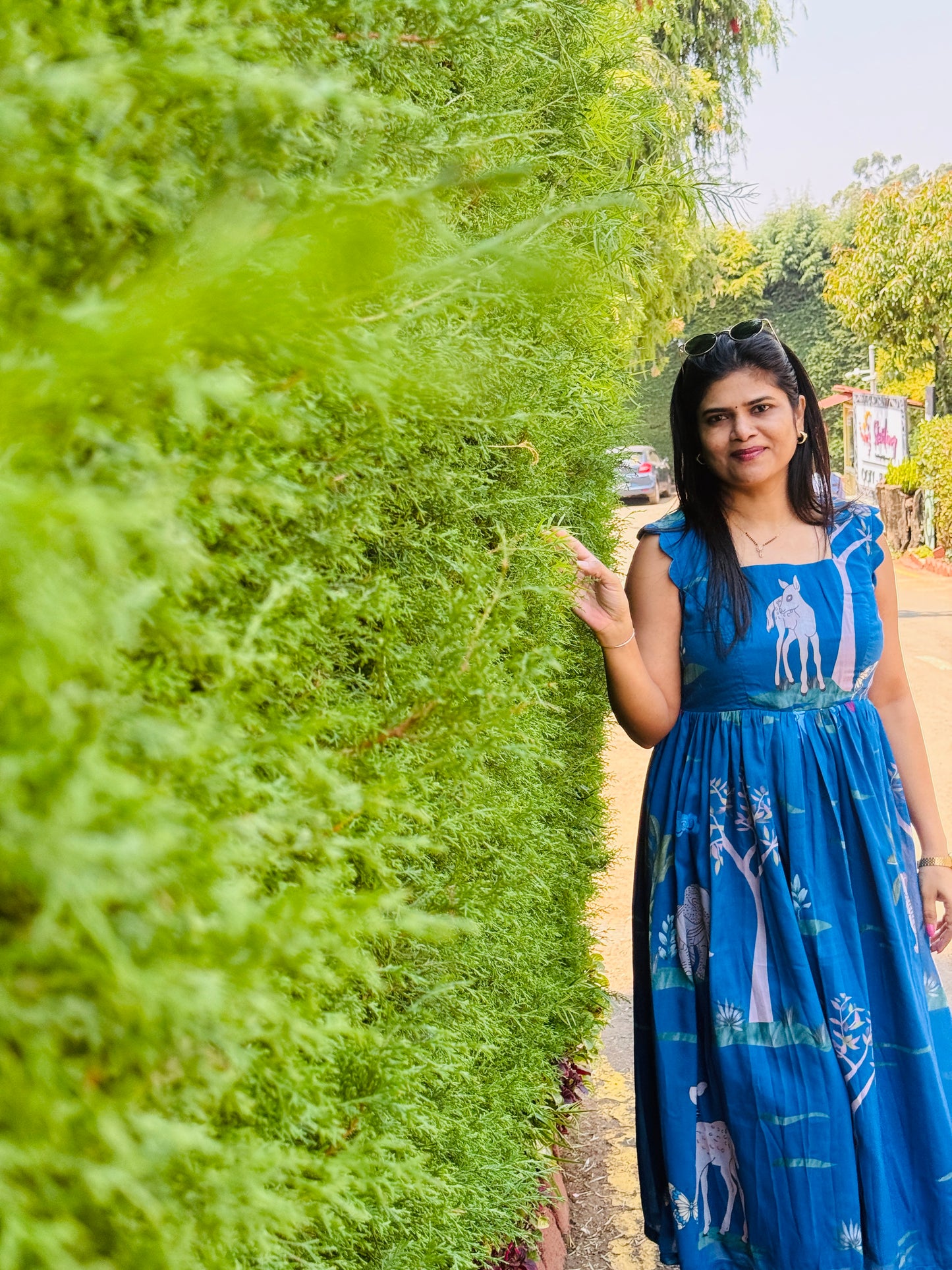 Chanderi Frock-SRF1002G