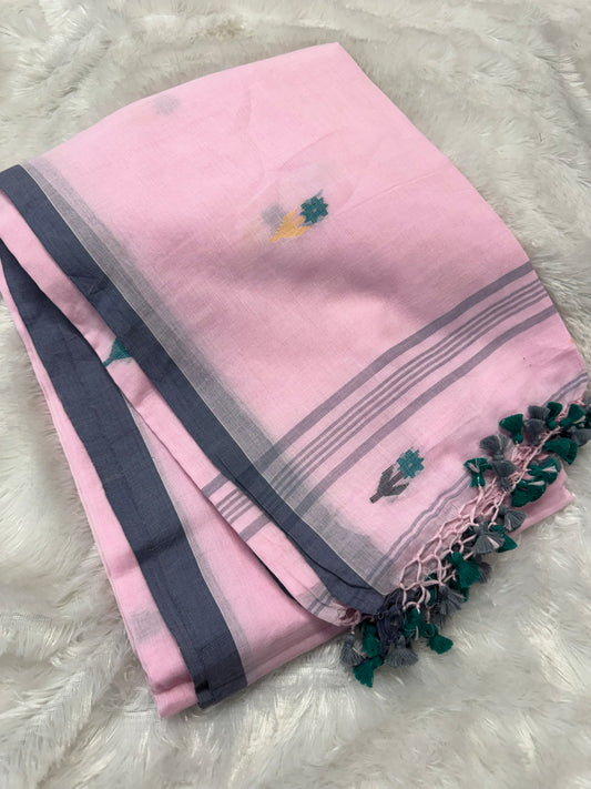 Pure Mulcotton Jamdhani saree-SR1216D
