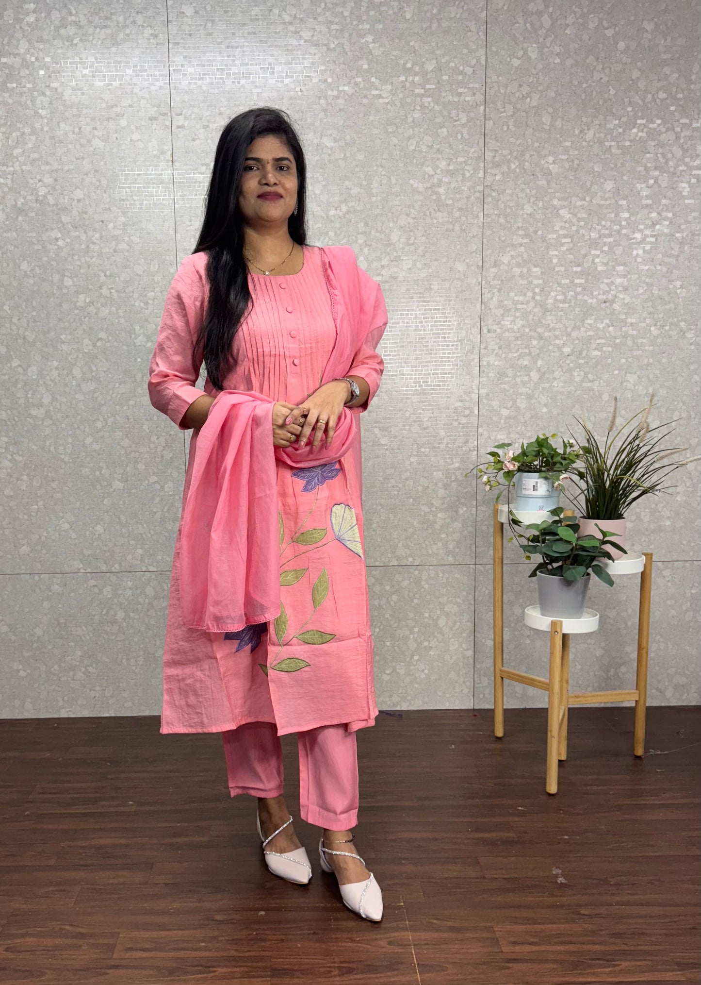 Pure mulchanderi suit-SRM008