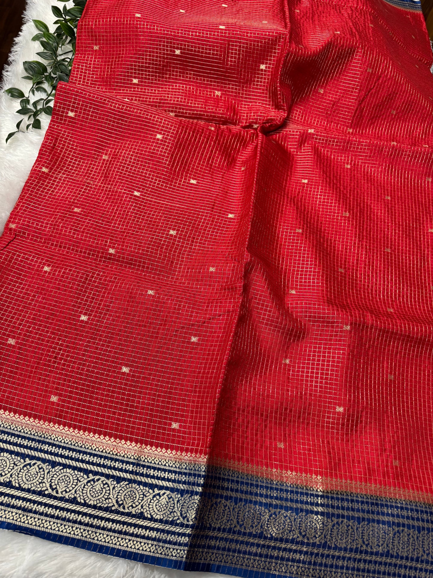 Vintage checks Mysore Georget-SR1173C